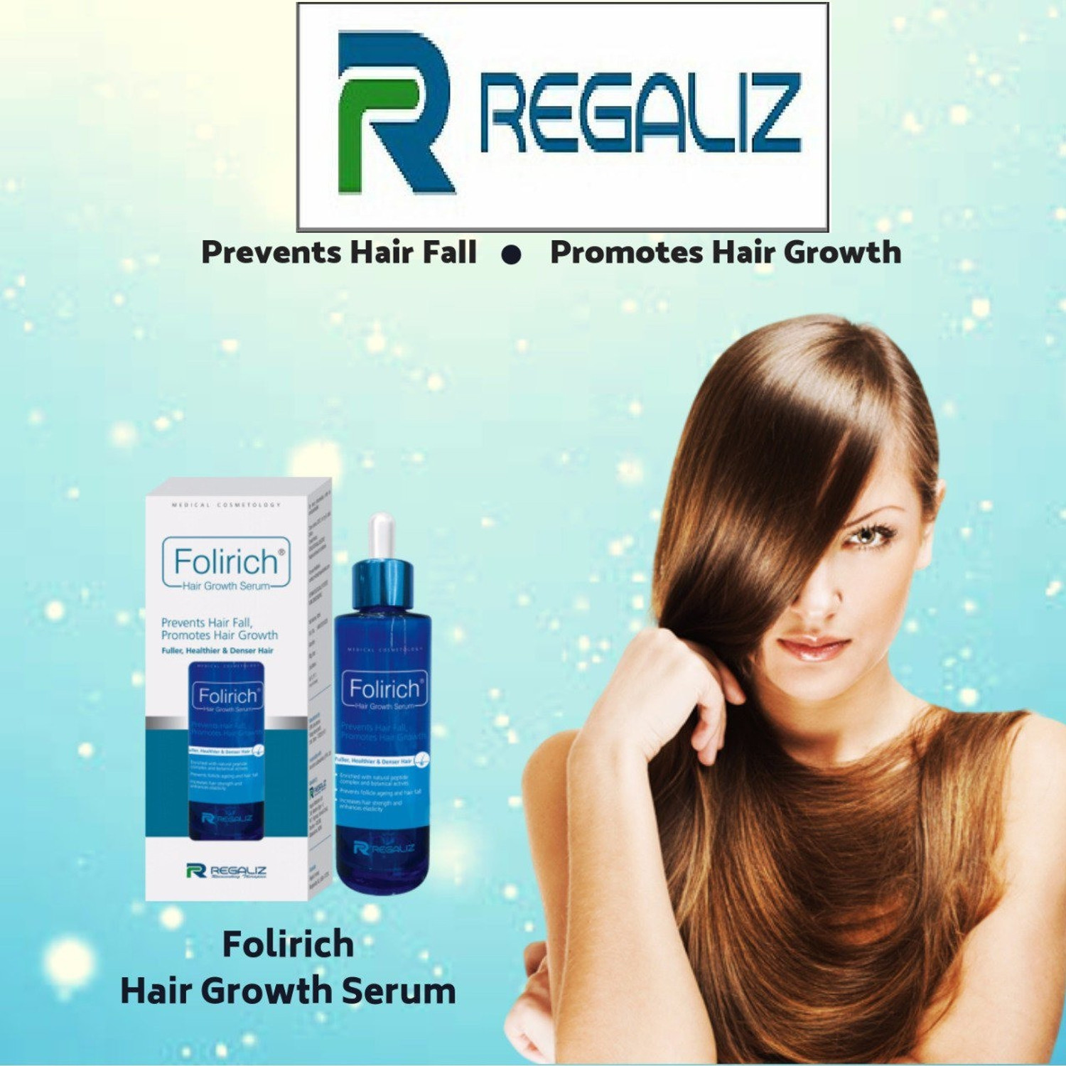 Image of Folirich Regaliz Hair Growth Serum-60ml