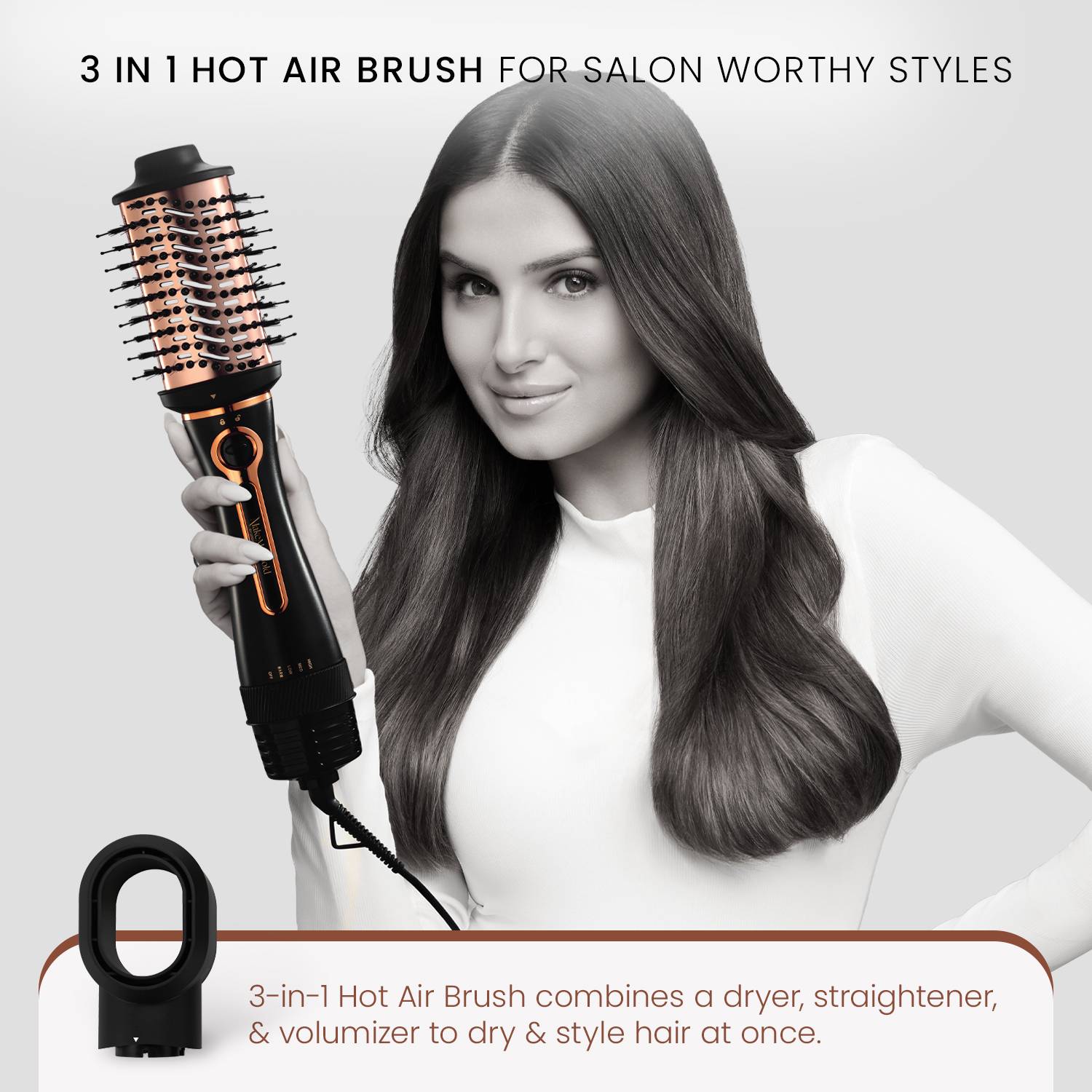 MakeMeeBold 3 in 1 Hot Air Brush for Women - Image 2