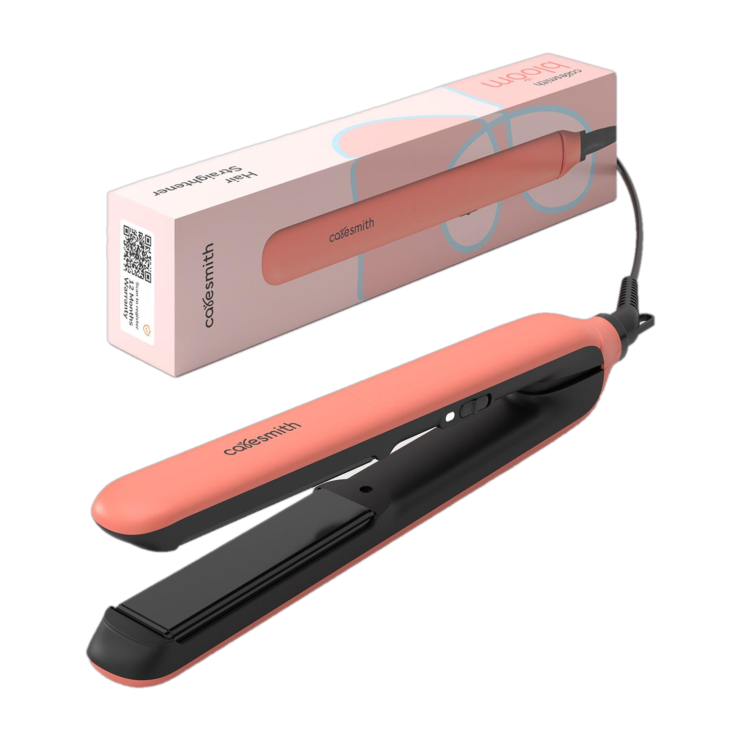 caresmith Bloom Bloom Styler for Shiny & Friz free Hair Straightener