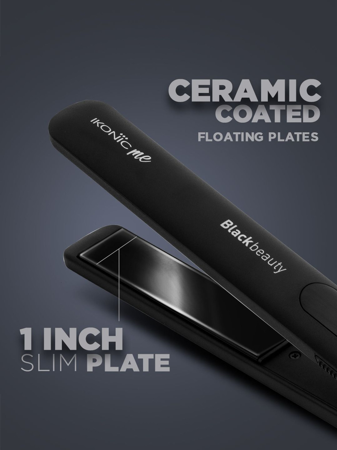 Image of IKONIC ME IKP-BB Black Beauty Hair Straightener