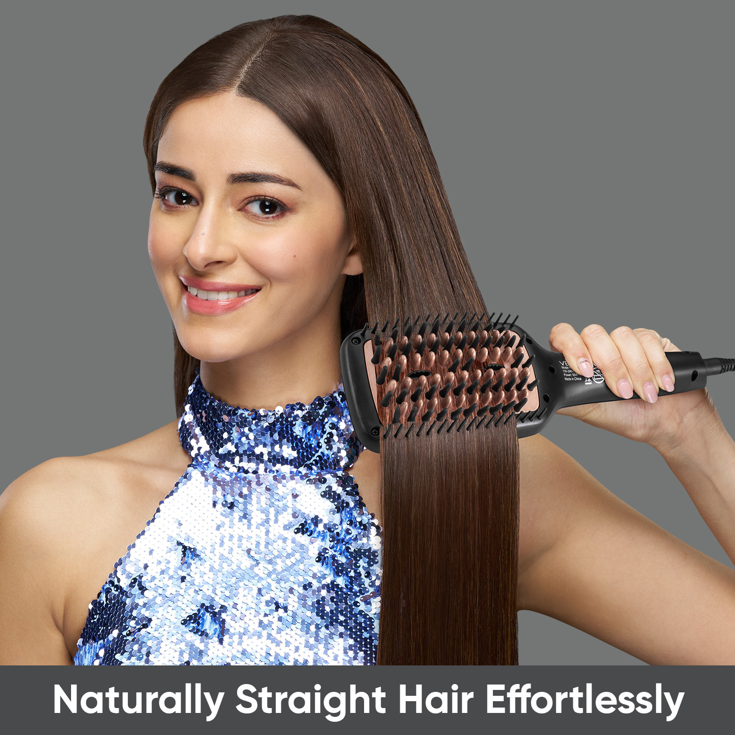 Image of VEGA X-Look Paddle Hair Straightening Brush VHSB-02 Hair Straightener Brush