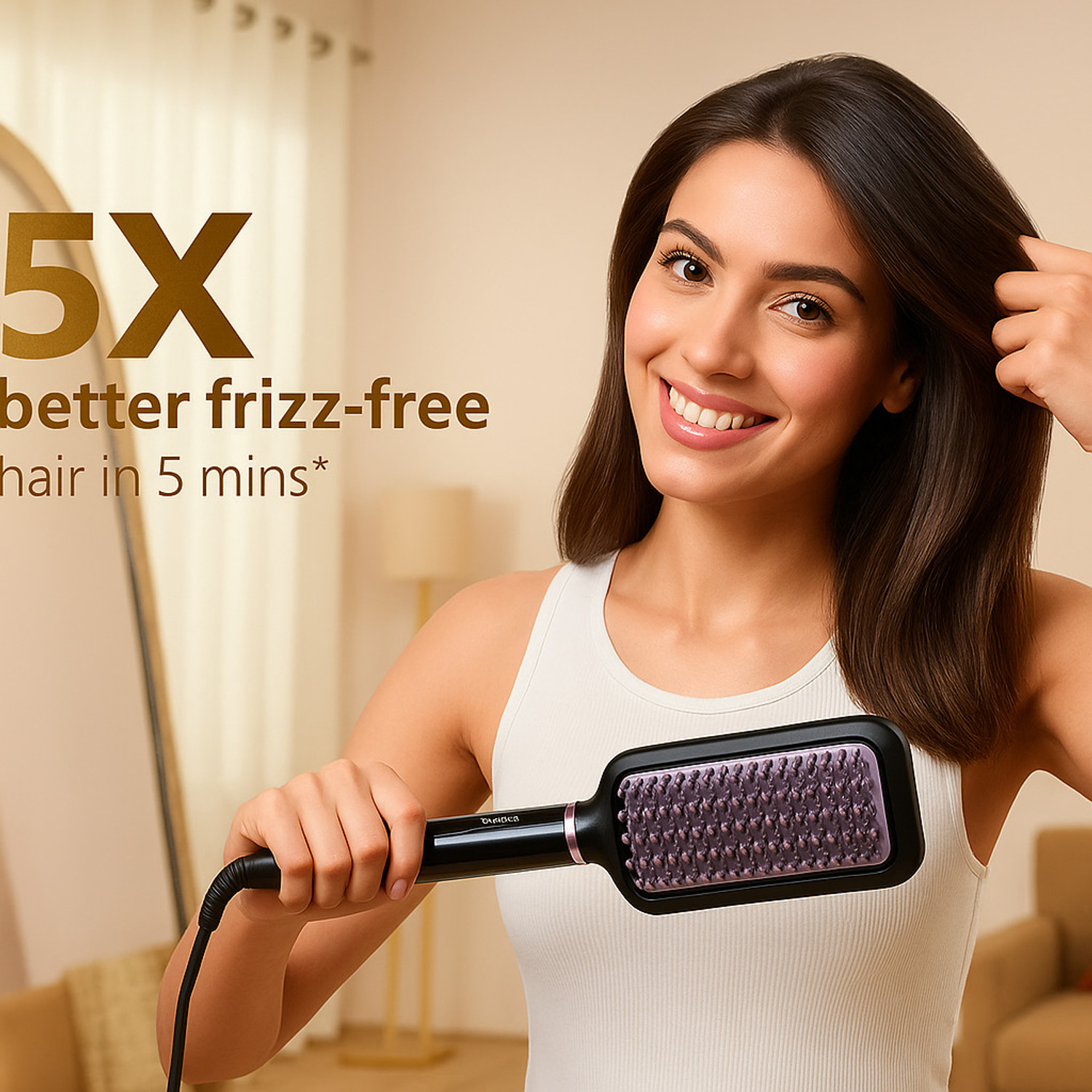 Image of NOVA NHS 908 Hair Straightener Brush