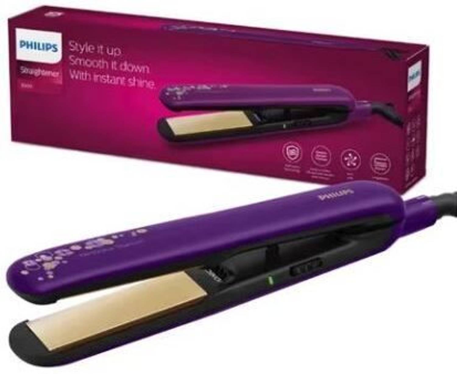 PHILIPS BHS397/00 Hair Straightener with SilkProtect Technology Hair Straightener
