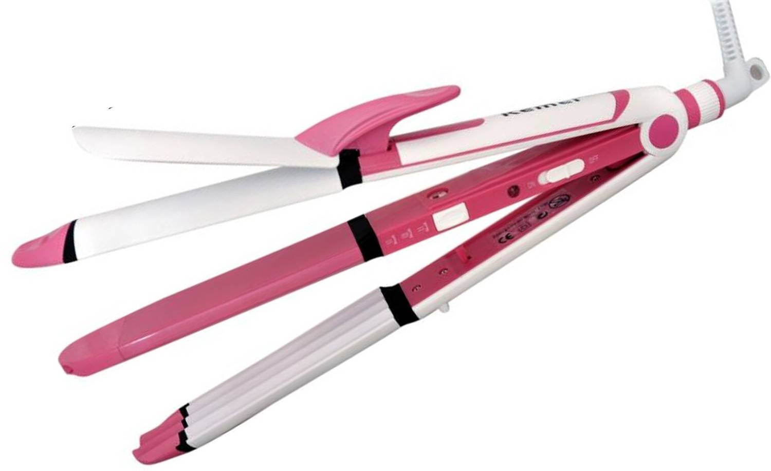 Kemei KM-1291 Ear Lobe & Accessories QUALX 3 In 1 Beauty Styler k