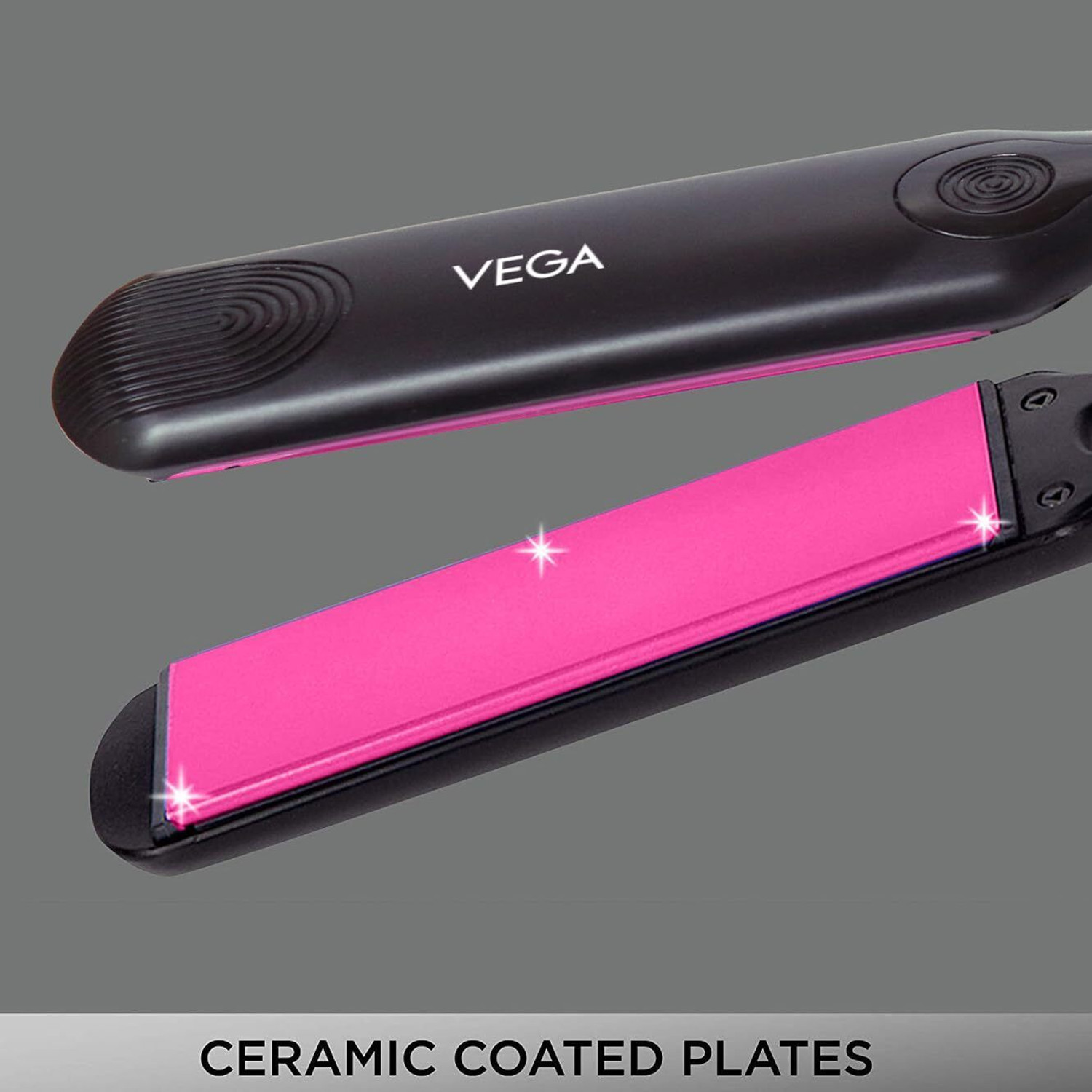 Image of VEGA Ultra Shine with Wide Ceramic Coated Plates & Quick Heat Up VHSH-25 Hair Straightener