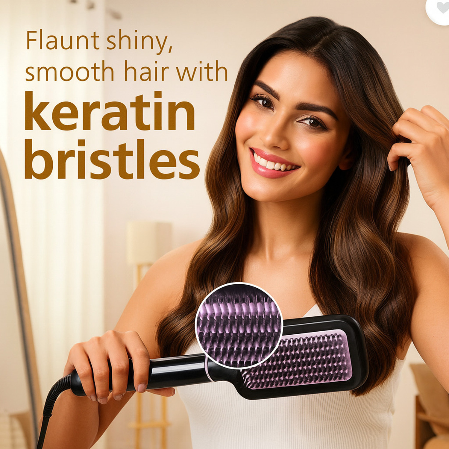 Image of NOVA NHS 908 Hair Straightener Brush