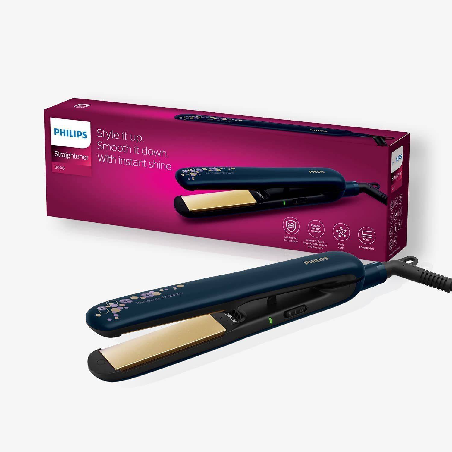 PHILIPS BHS397/40 Hair Straightener (Multicolor)