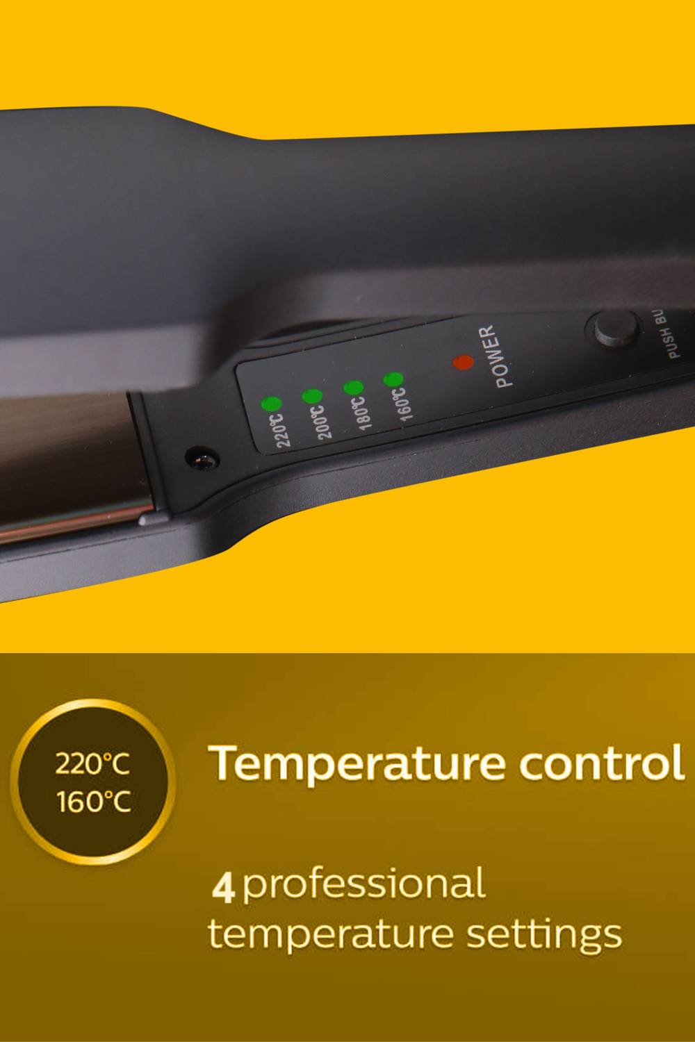 Kemei KM-329 Temperature Control Hair Straightener - Image 2