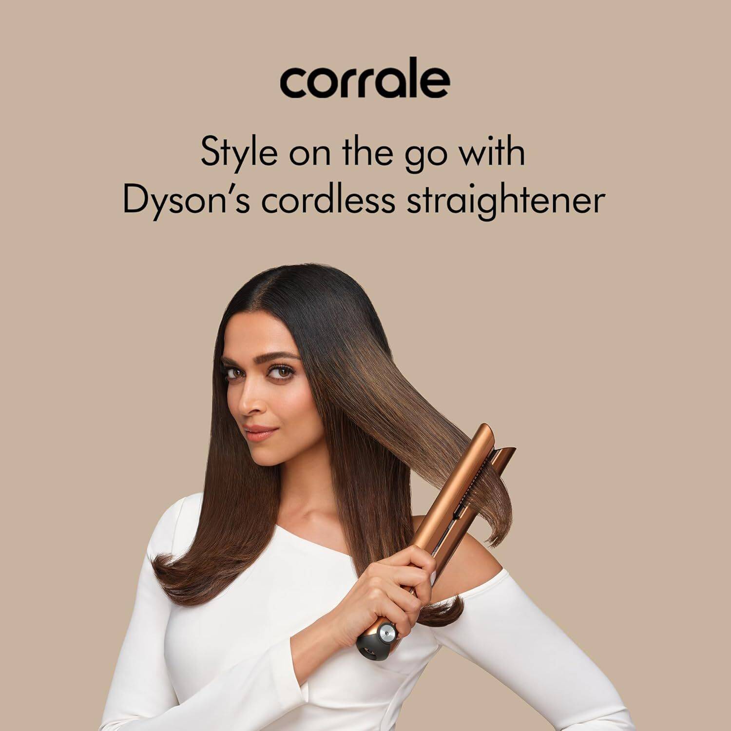 Dyson Corrale Hair Straightener 30 mins Cord-Free Styling