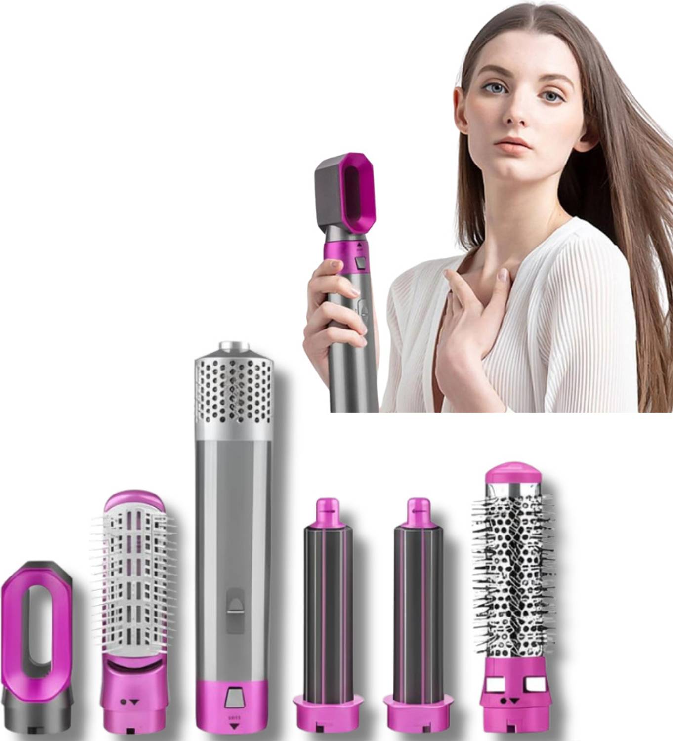 SmartTech 5 in 1 Multifunctional Hair Dryer Brush & Styling Tool