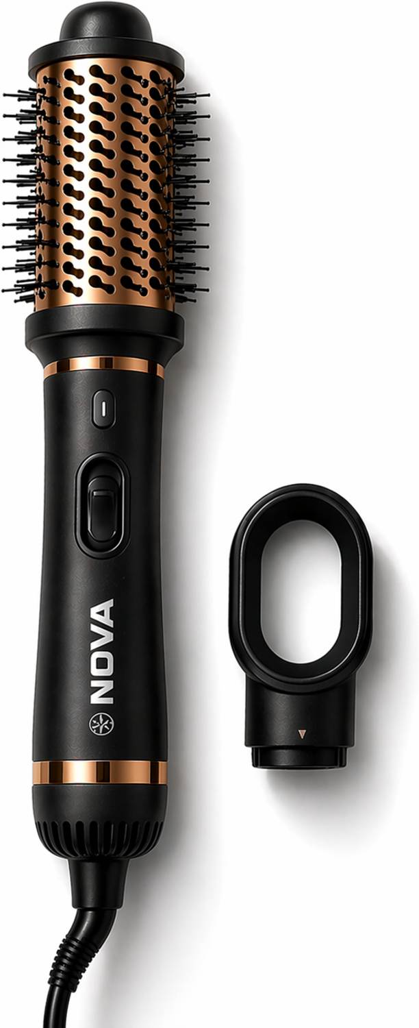 NOVA 3 in 1 Hot Air Brush for Women One Step Dryer, Volumizer a