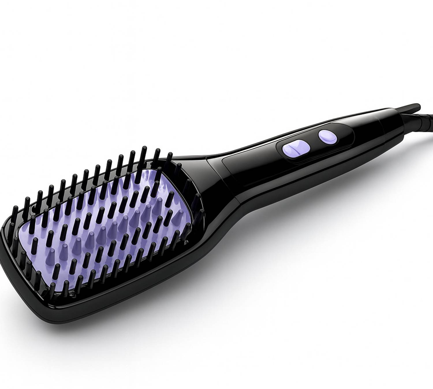 NOVA NHS 908 Hair Straightener Brush (Black)