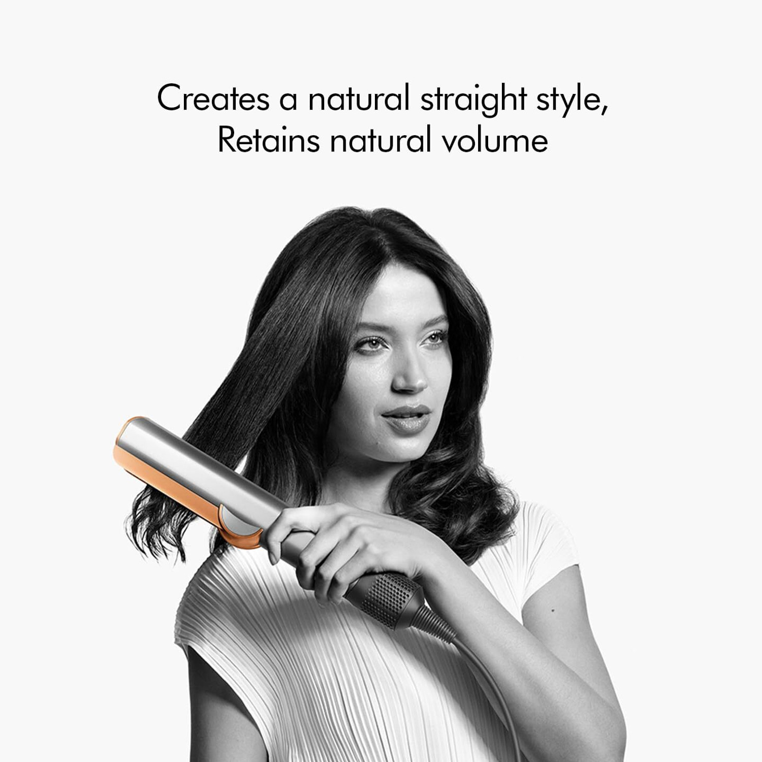Image of Dyson Airstrait Straightener Wet to Dry & No Heat Damage Hair Straightener