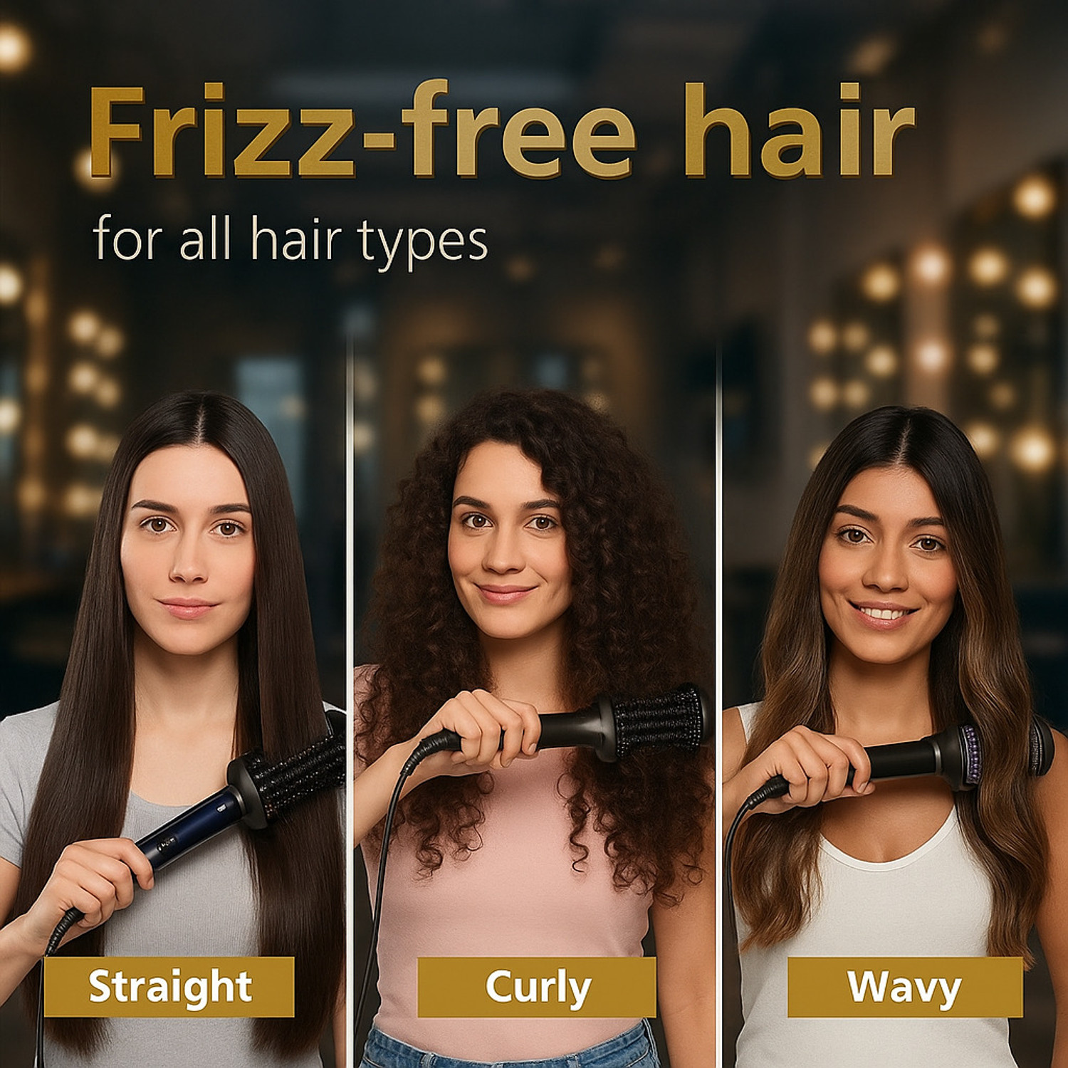 Image of NOVA NHS 908 Hair Straightener Brush