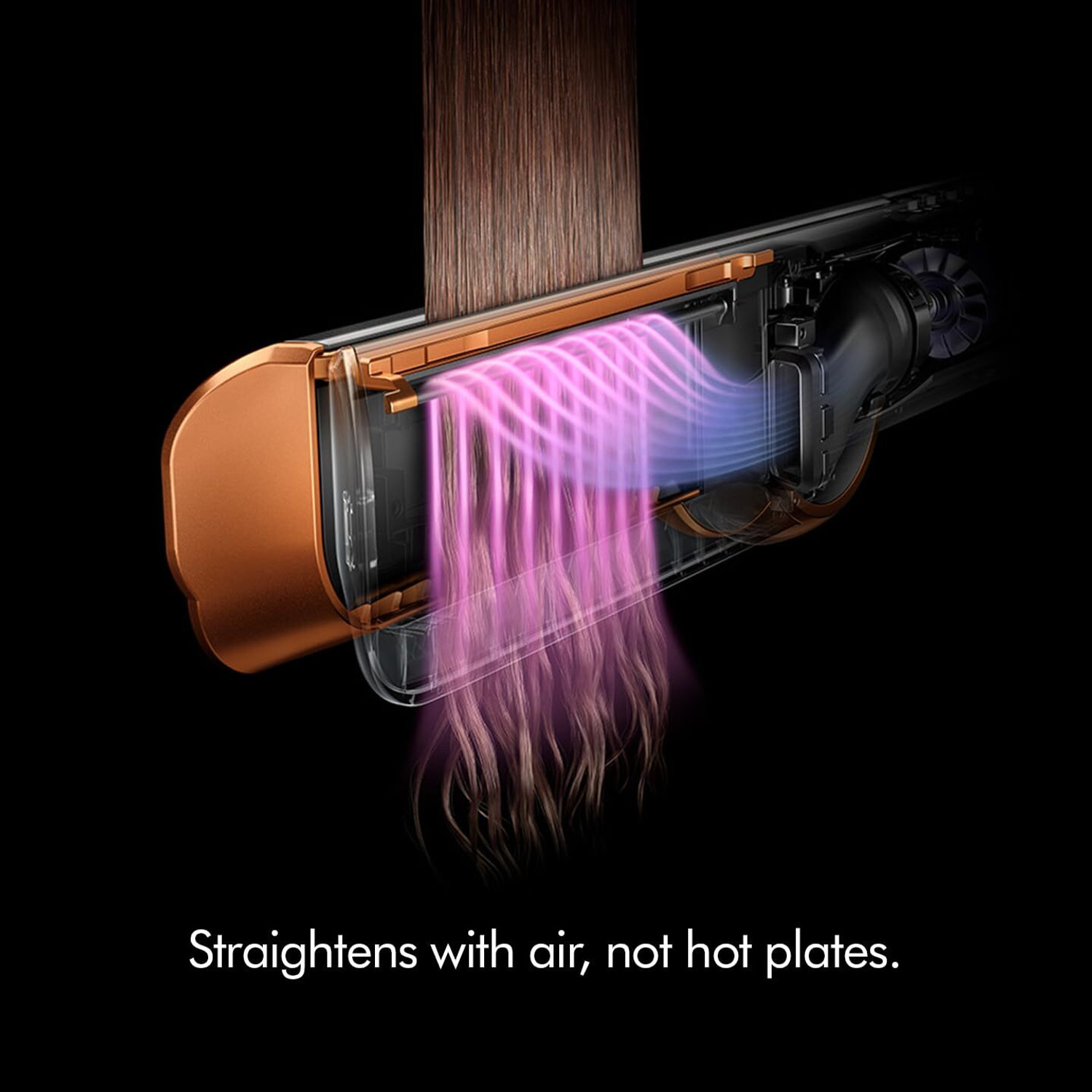 Image of Dyson Airstrait Straightener Wet to Dry & No Heat Damage Hair Straightener