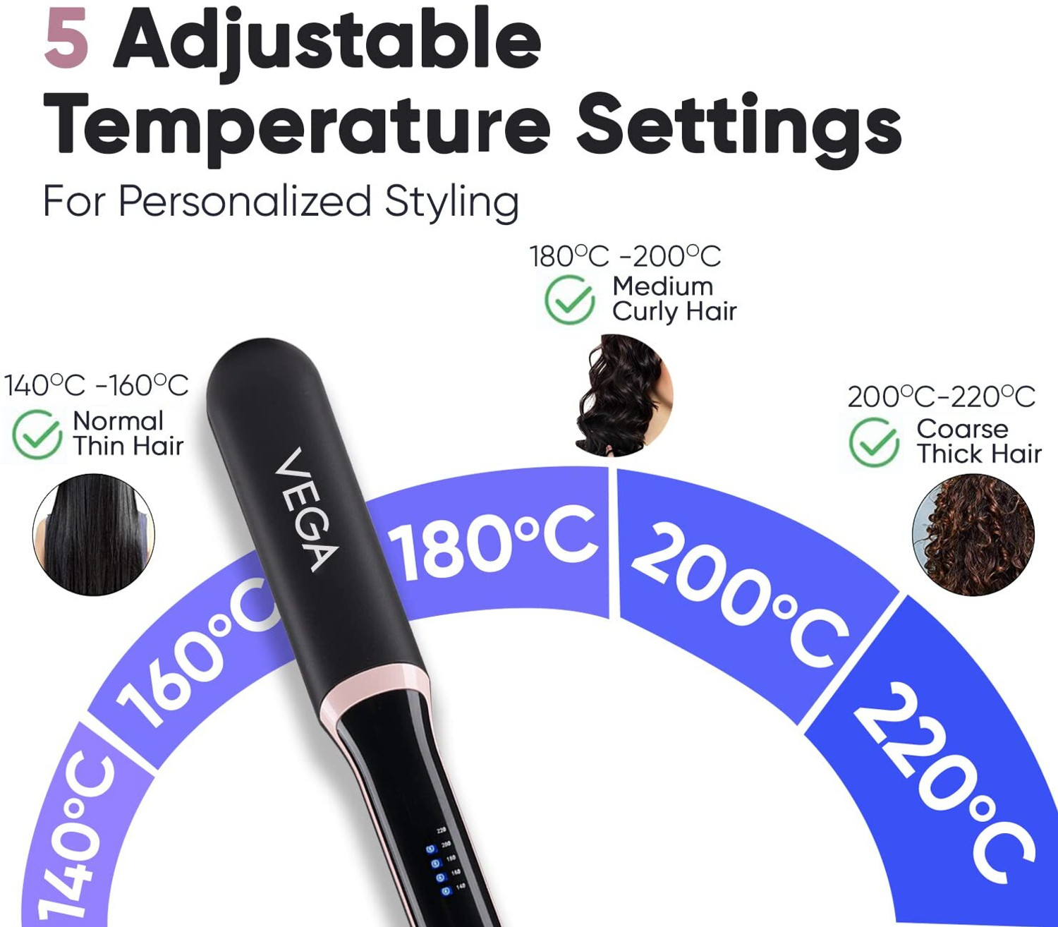 Image of VEGA VHSH-36 Hair Straightener