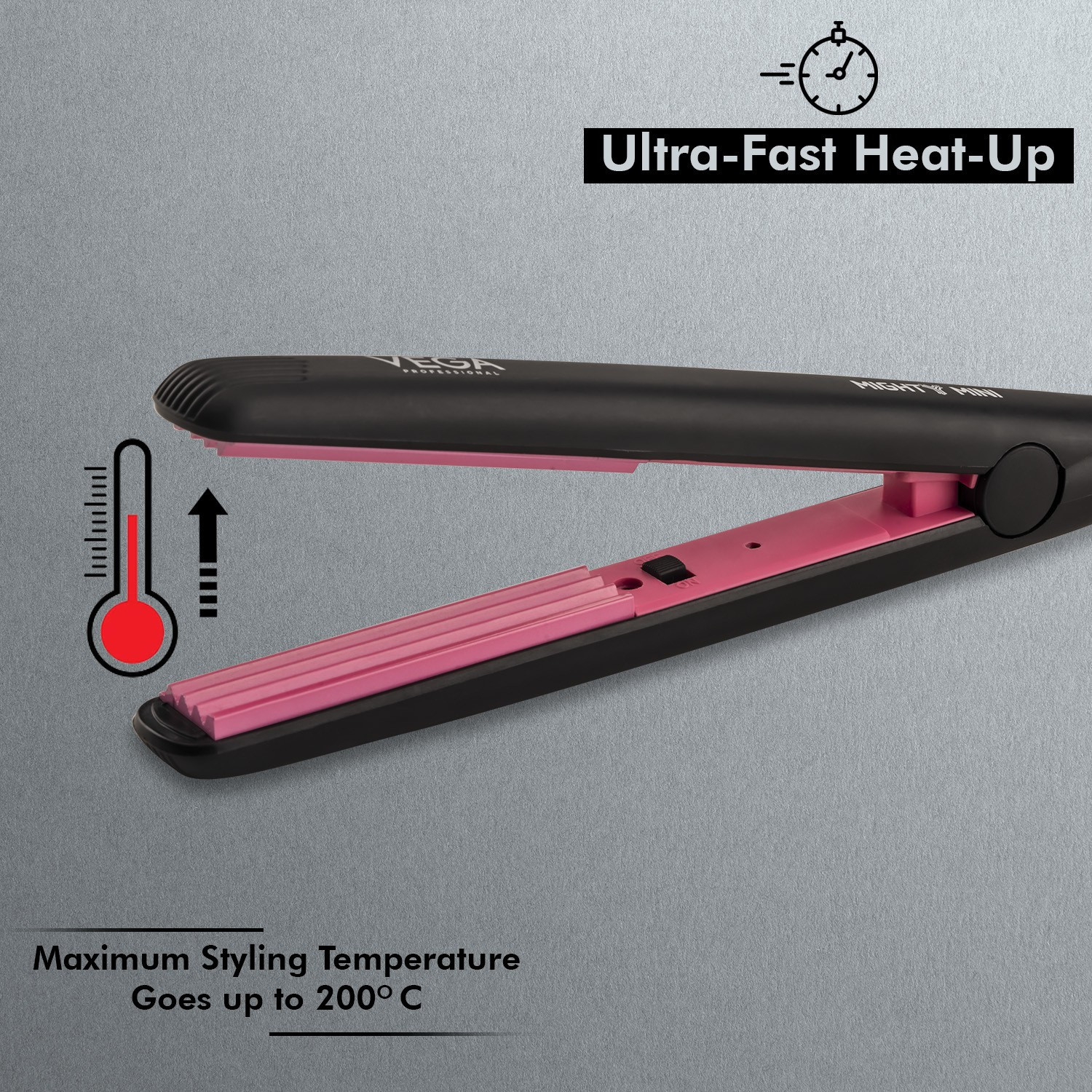 Image of Vega Professional Vega Professional Mighty Mini Hair Crimper, (VPVMS-06) VPVMS-06 Hair Styler