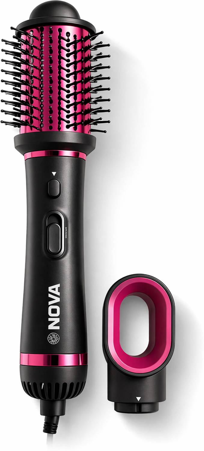 NOVA 3 in 1 Hot Air Brush for Women One Step Dryer, Volumizer a