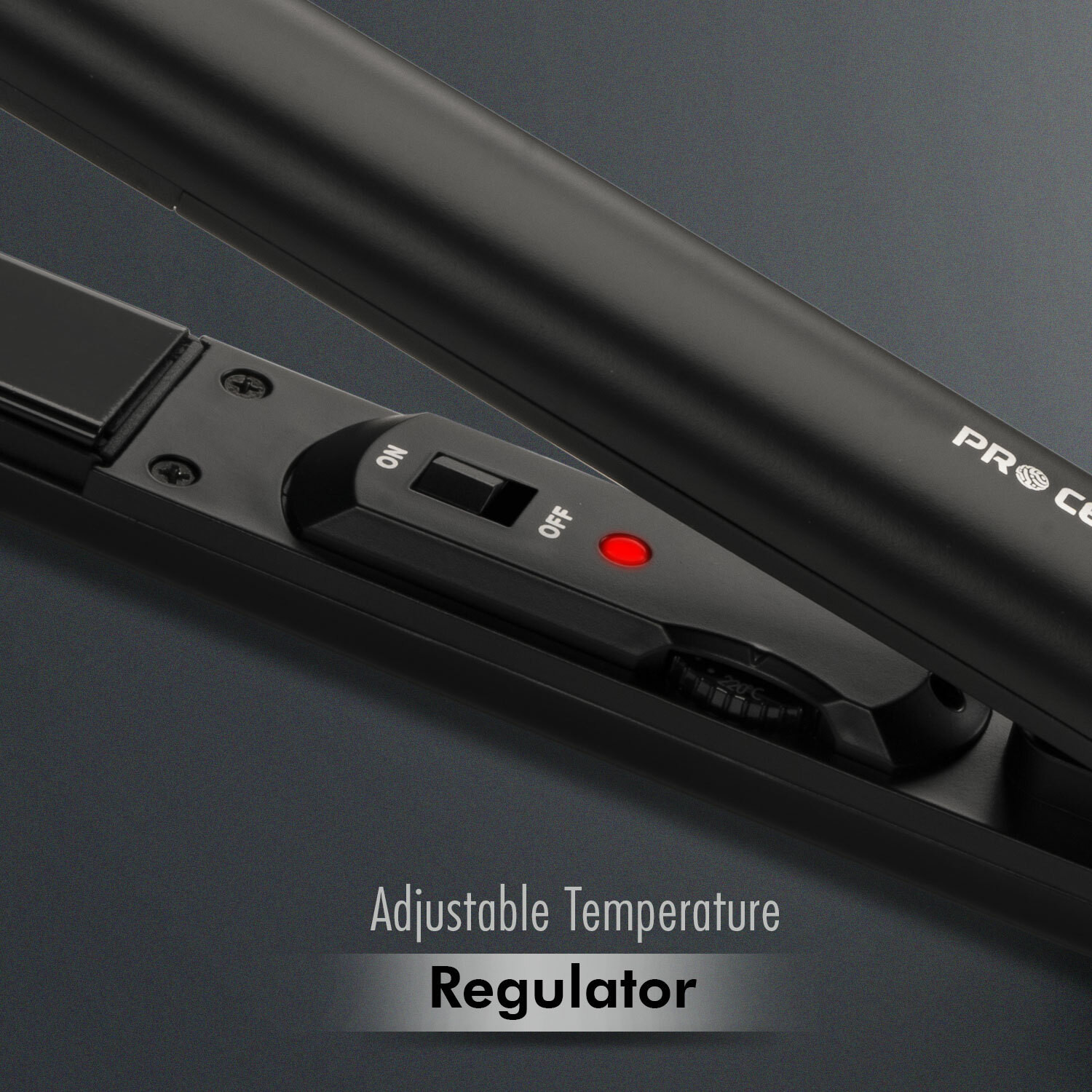 Image of Vega Professional Pro Cera Straight Hair Straightener with Tourmaline Ceramic Plates, (VPVHS-09) VPVHS-09 Hair Straightener