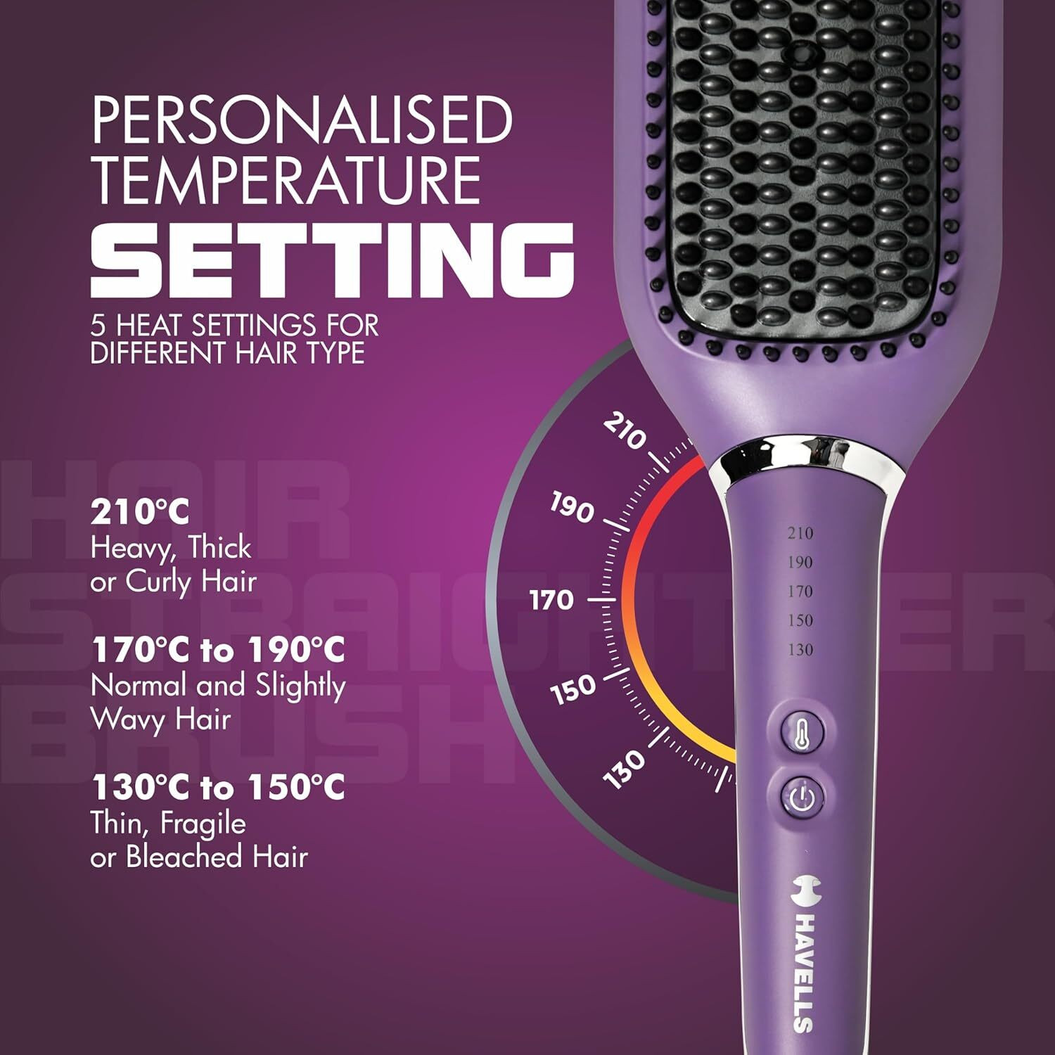 Image of HAVELLS HS4201 Hair Straightener Brush