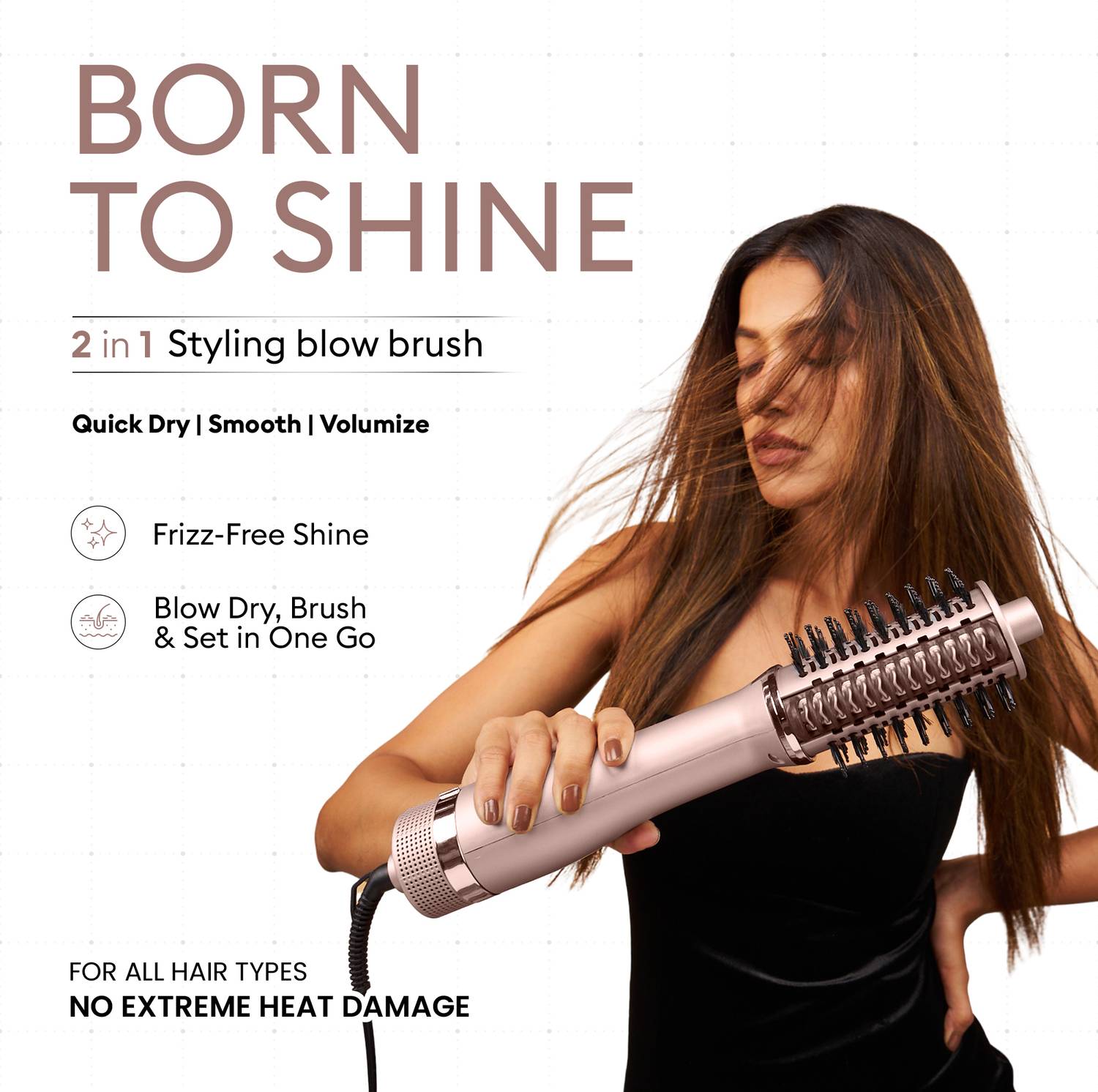 PROTOUCH Born To Shine 2-in-1 Blow Brush - Image 3
