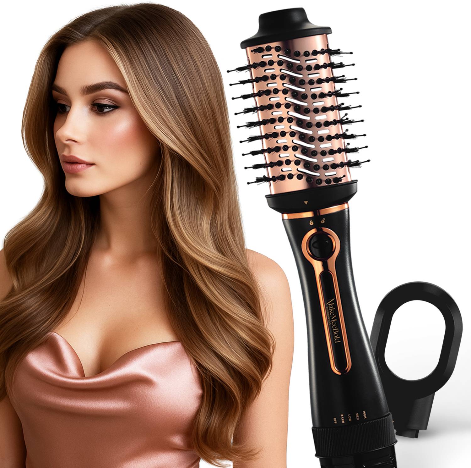 MakeMeeBold 3 in 1 Hot Air Brush for Women - Image 1