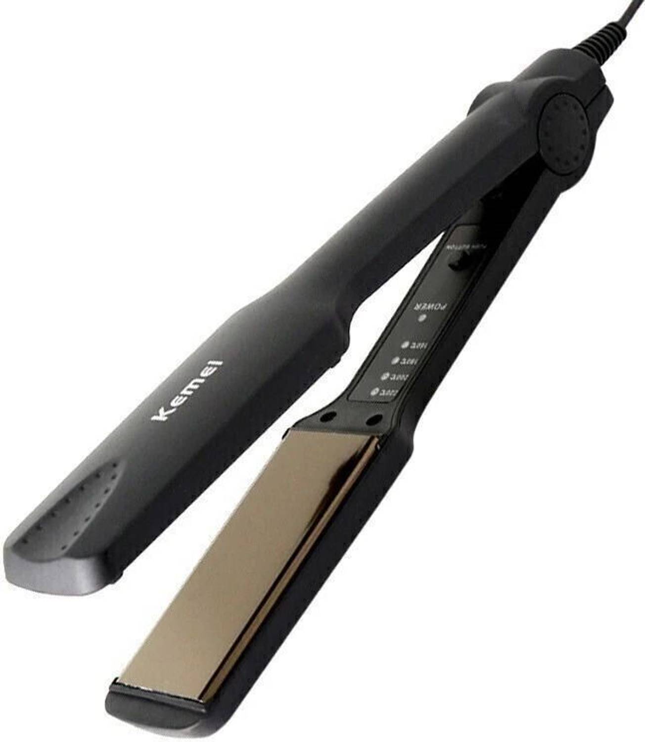 Kemei KM-329 Temperature Control Hair Straightener - Image 1