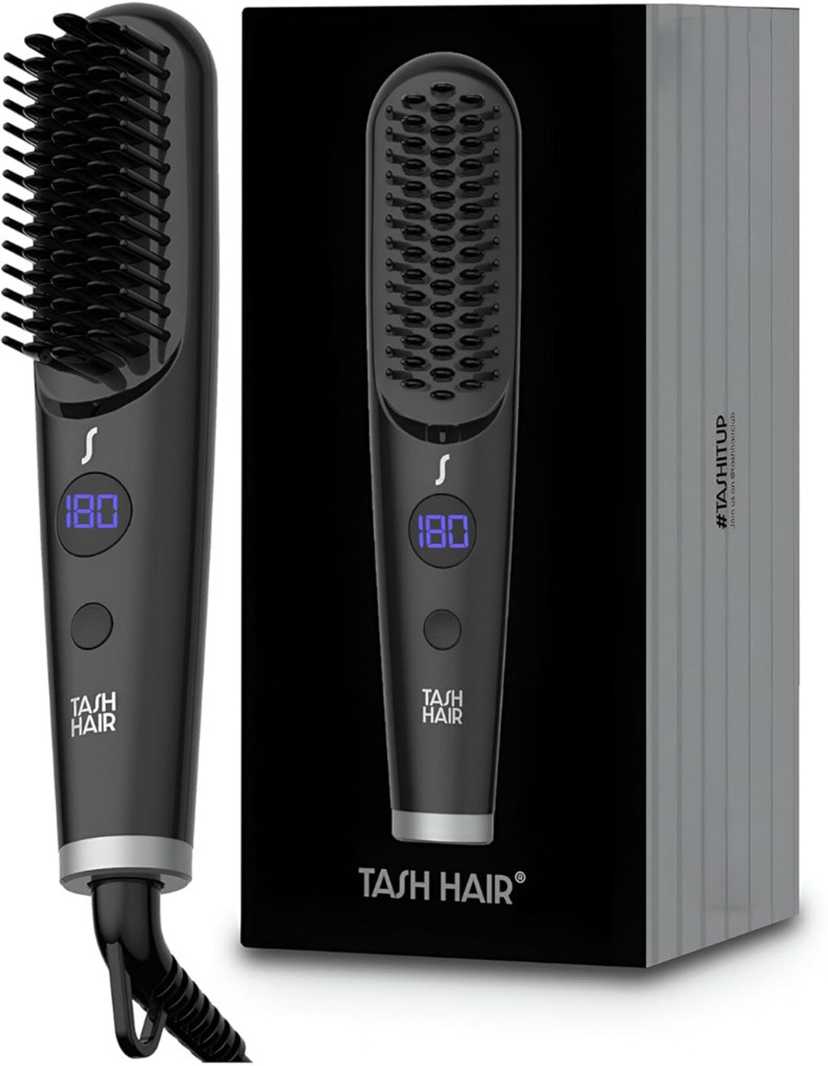 Image of Tash Hair Glide Connect Portable & Mini Straightening Comb Hair Straightener Brush