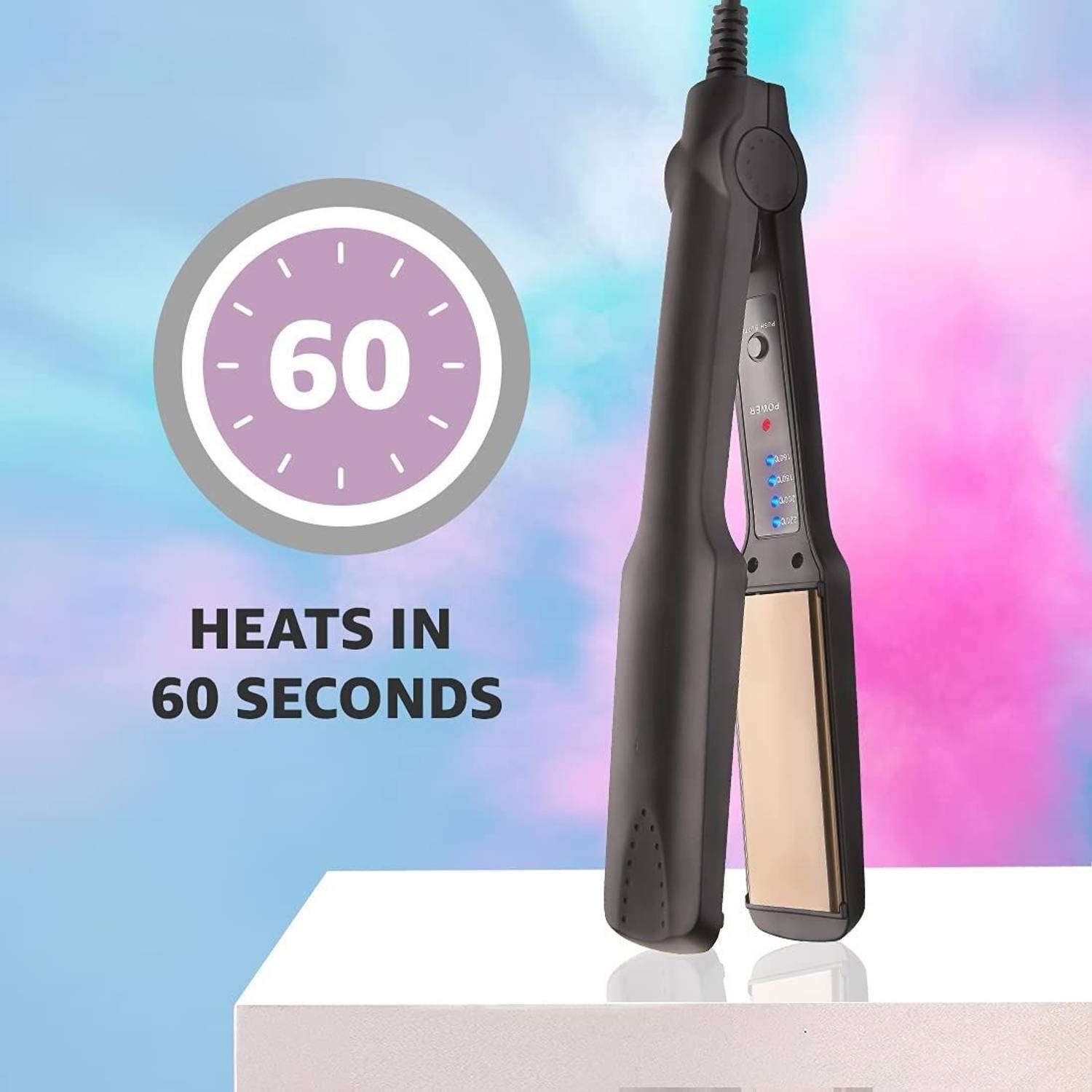 Amola AM-329 Hair Straightener Black - Image 4