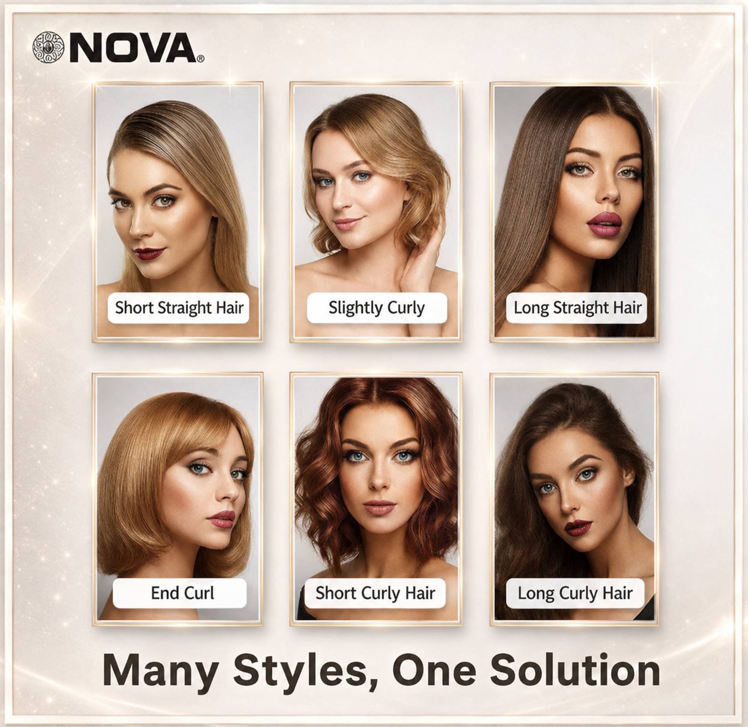NOVA 6 in 1 Hot Air Brush for Women - Image 4