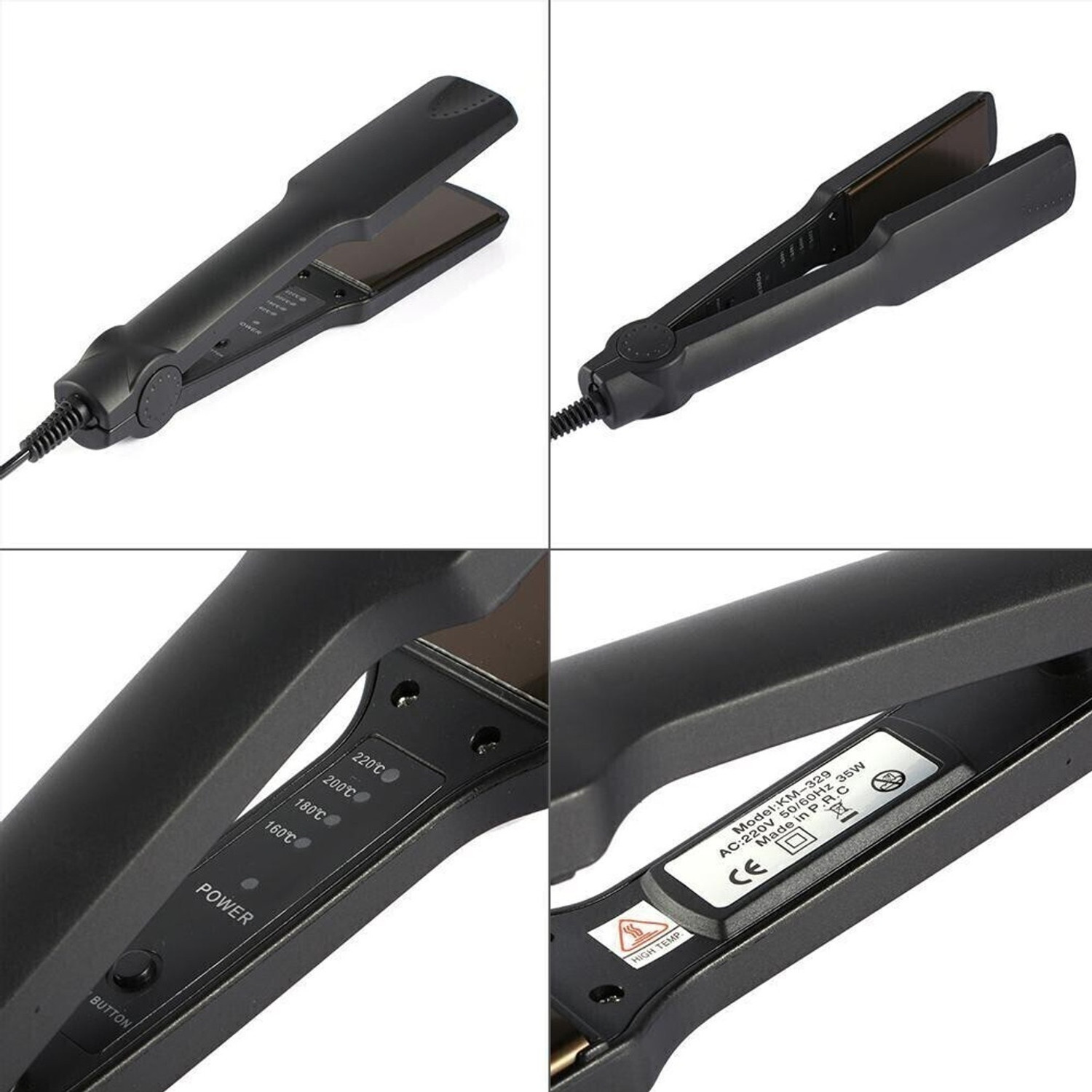 Image of VTHIN VTHIN SleekPro Ceramic Hair Straightener 329kkm Hair Straightener (Black)