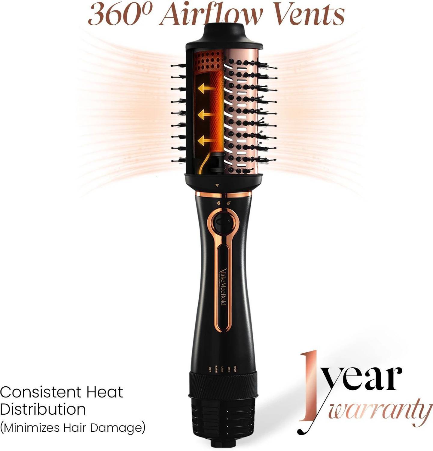 URBANYOG 3 in 1 Hot Air Brush - Image 5
