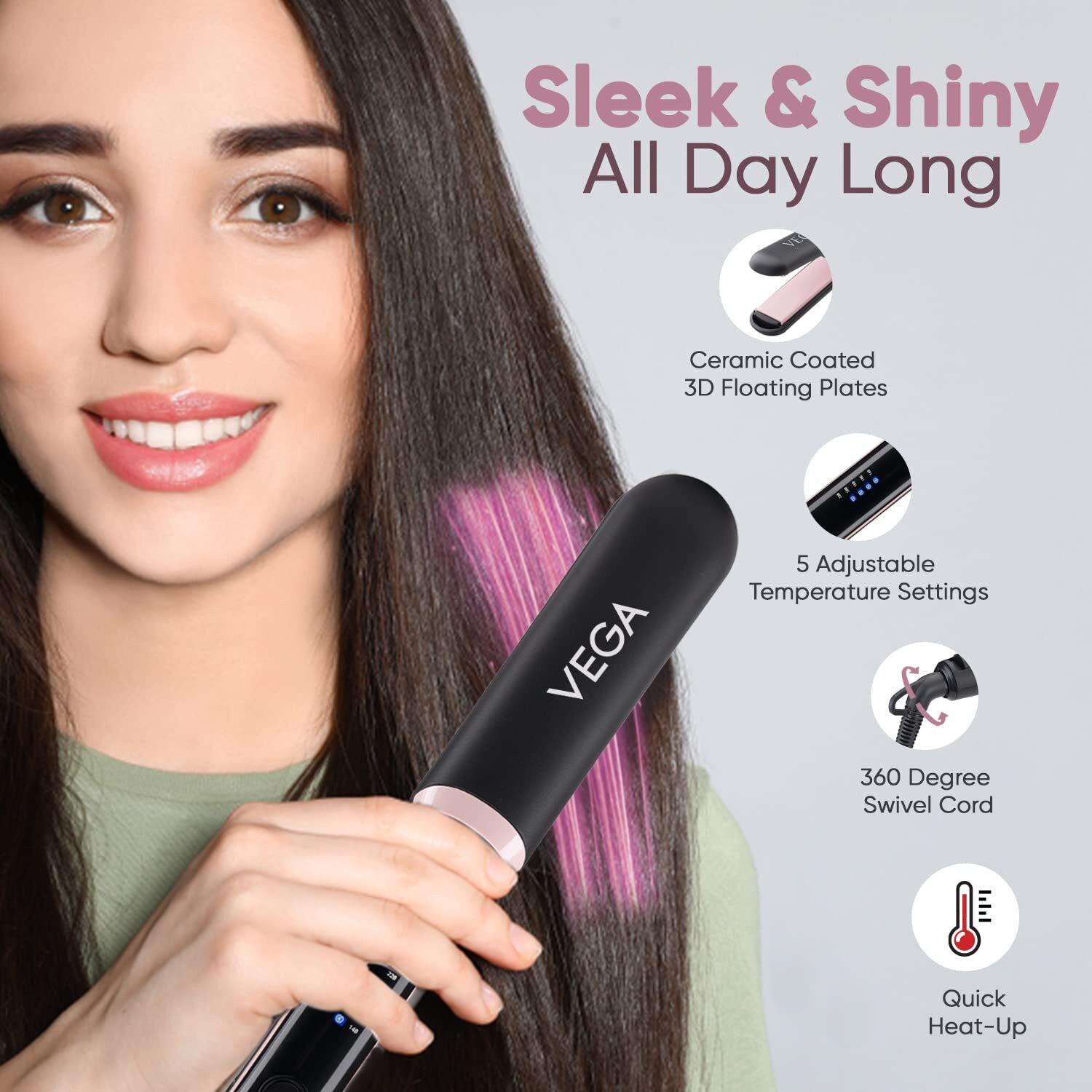 Image of VEGA VHSH-36 Hair Straightener