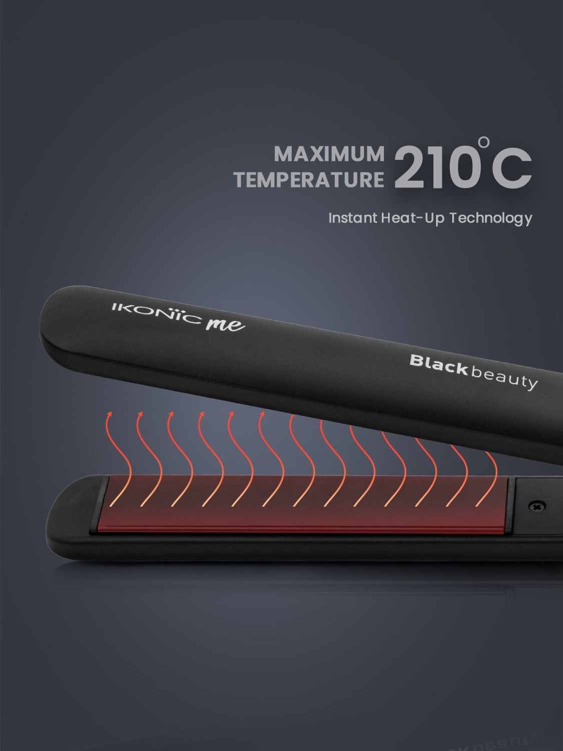 Image of IKONIC ME IKP-BB Black Beauty Hair Straightener