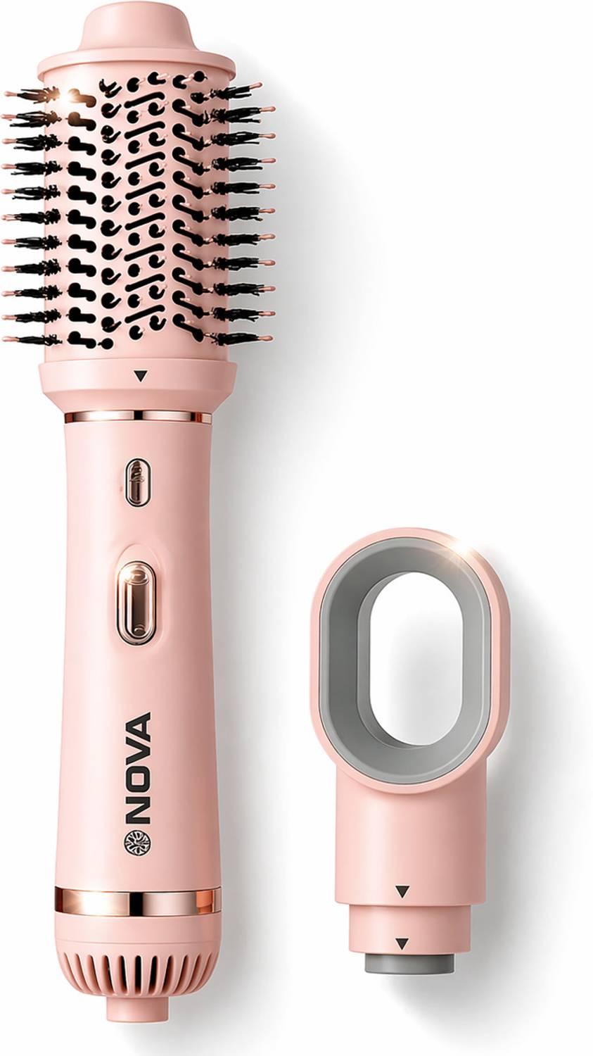 NOVA 3 in 1 Hot Air Brush for Women One Step Dryer, Volumizer a