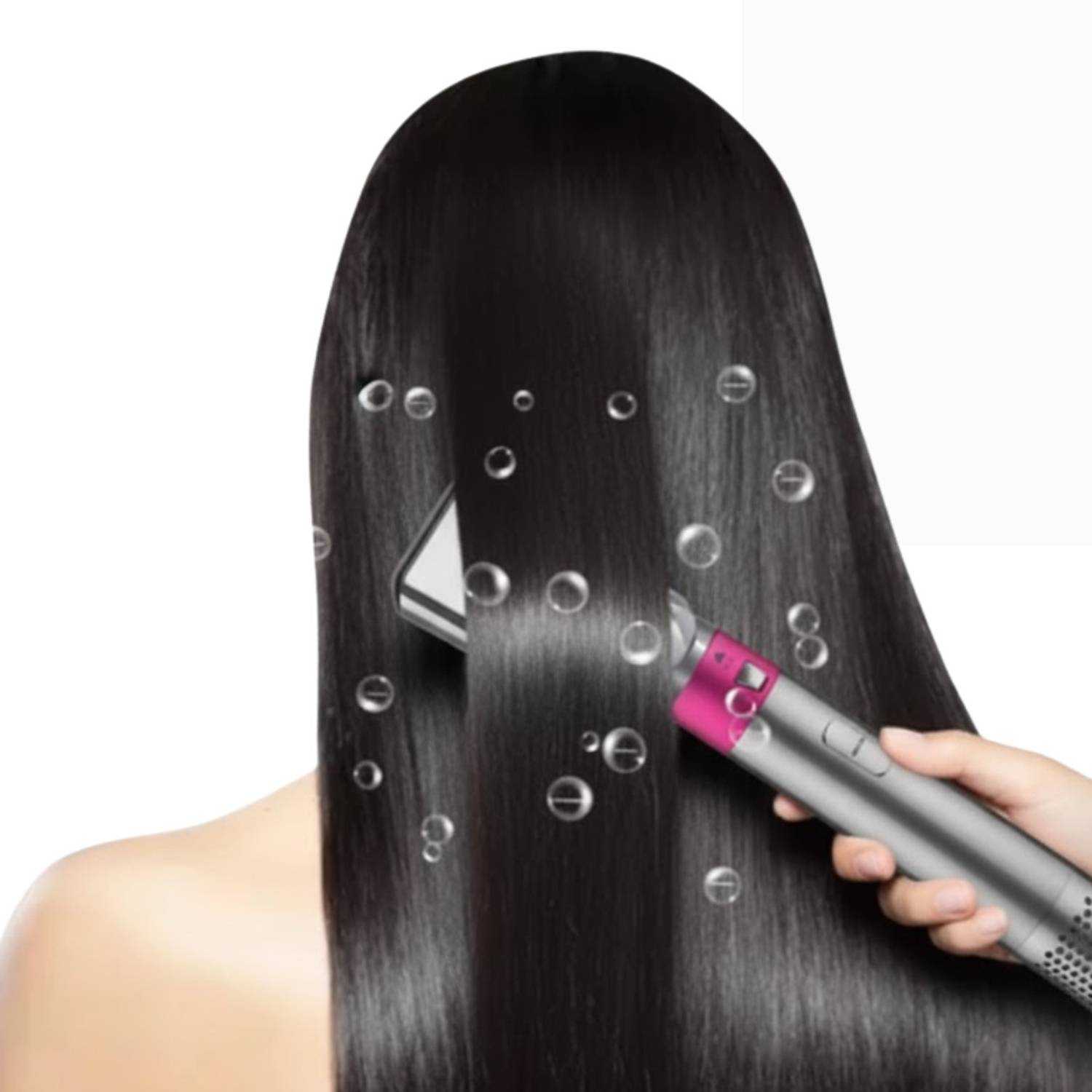 Dizosonic 5-in-1 Hair Styler Set Manual Curl,hair straightener