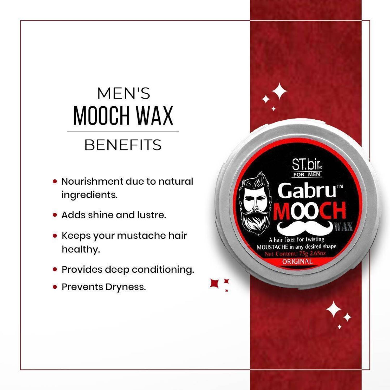 GABRU Mooch Wax For Men, Pack of 1 - Image 2