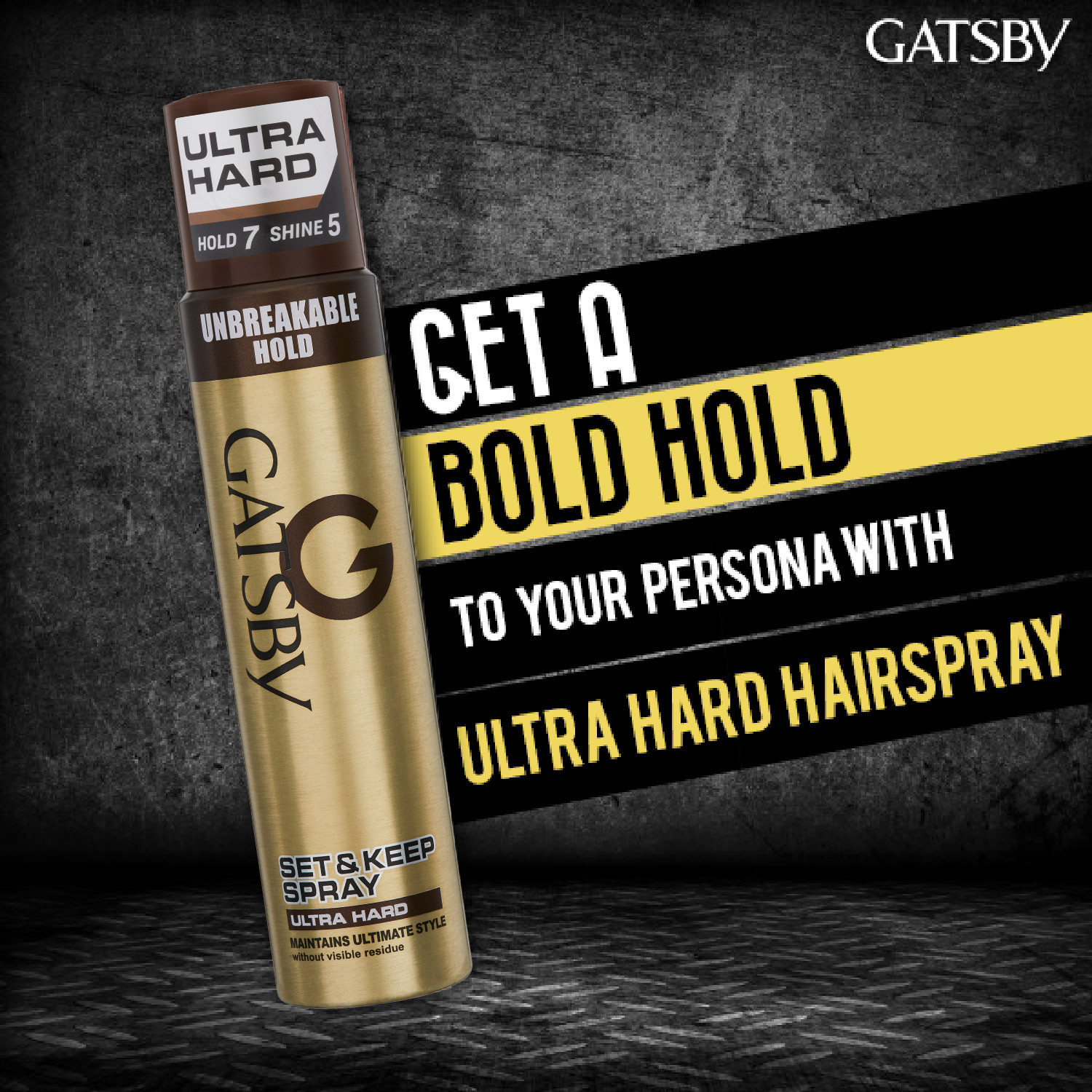 Image of GATSBY Japan Set & Keep Spray - Ultra Hard Hair Spray