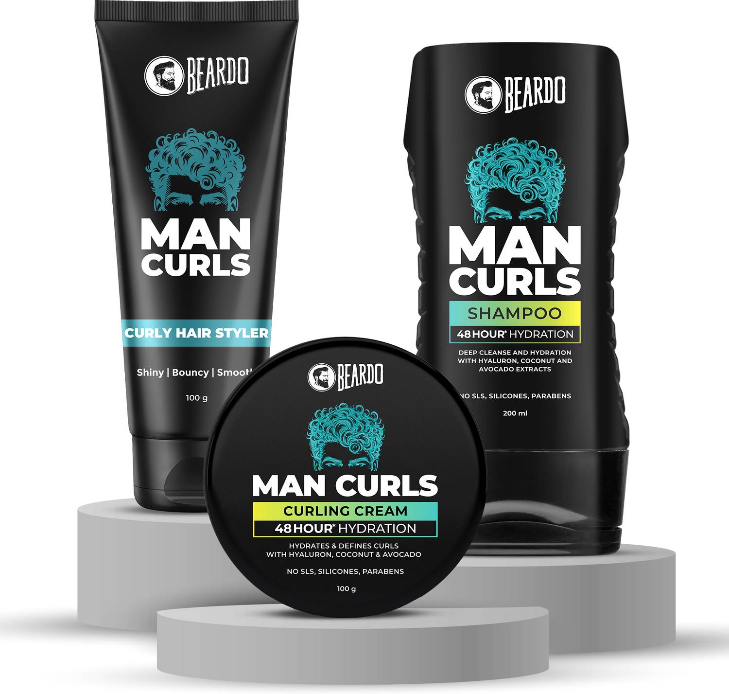BEARDO Man Curls Curling Cream 100g - Image 1