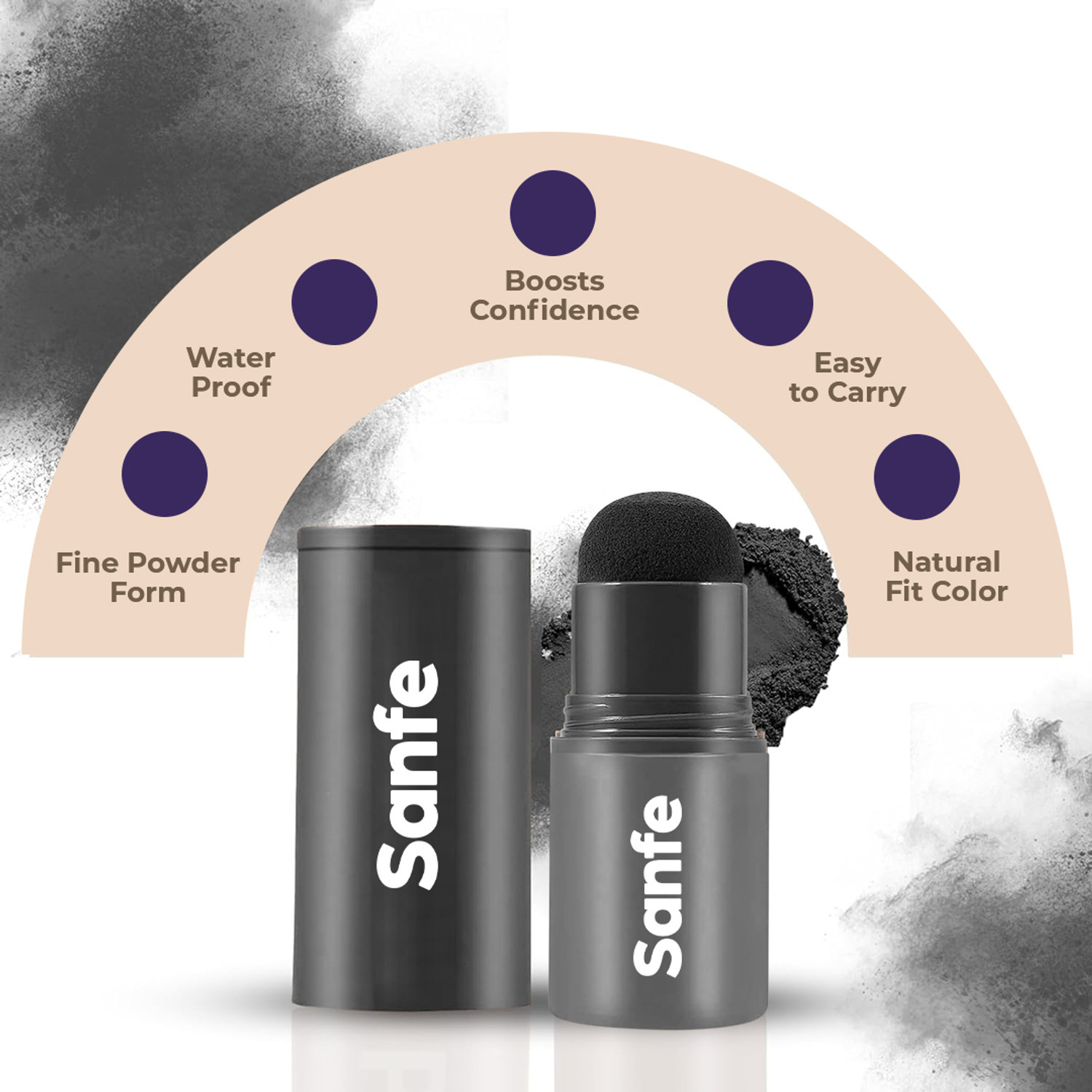 Image of Sanfe Quick Fix Hair & Eyerbrow Touch Up Kit 1.1 g