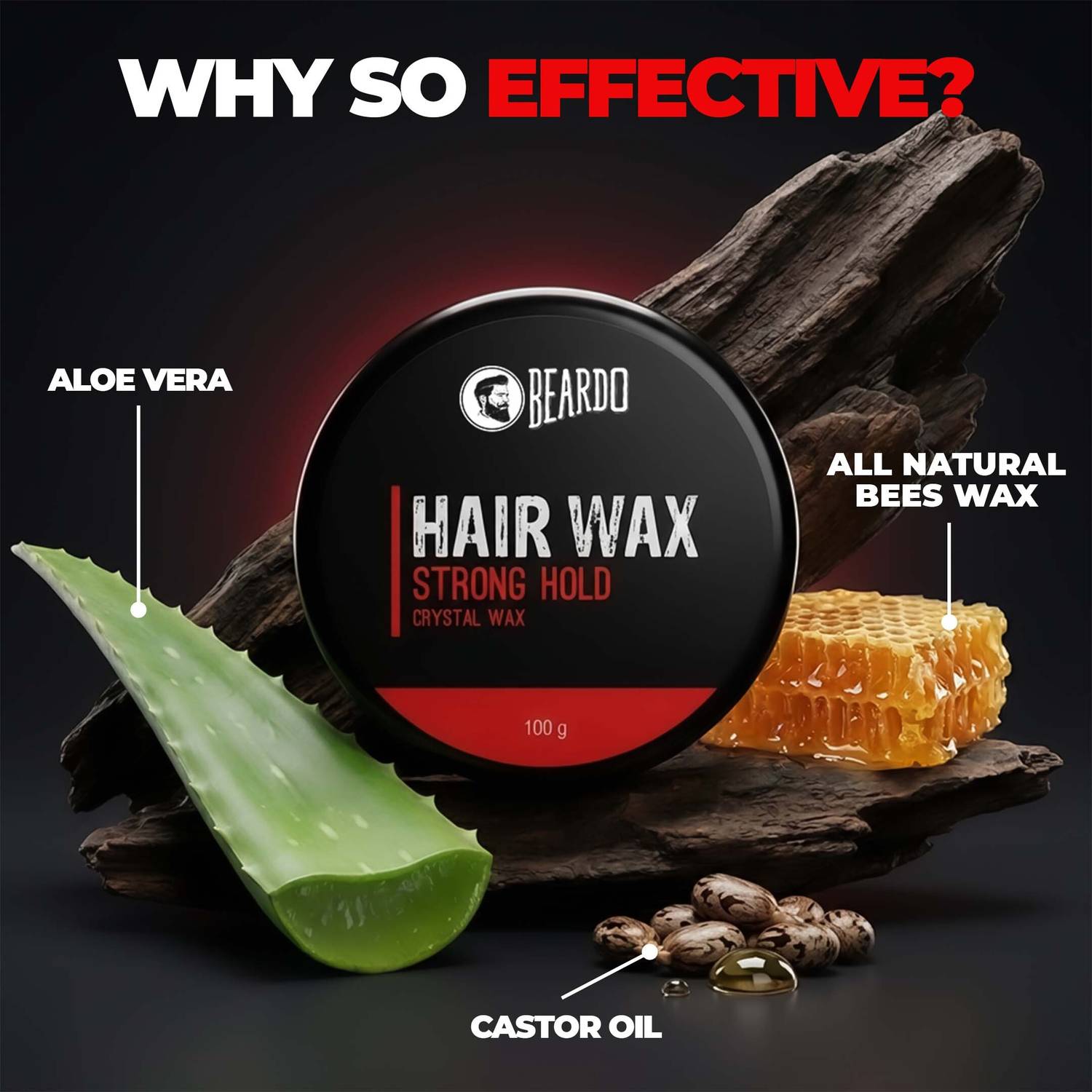 BEARDO Stronghold Hair Wax for Men - Image 5