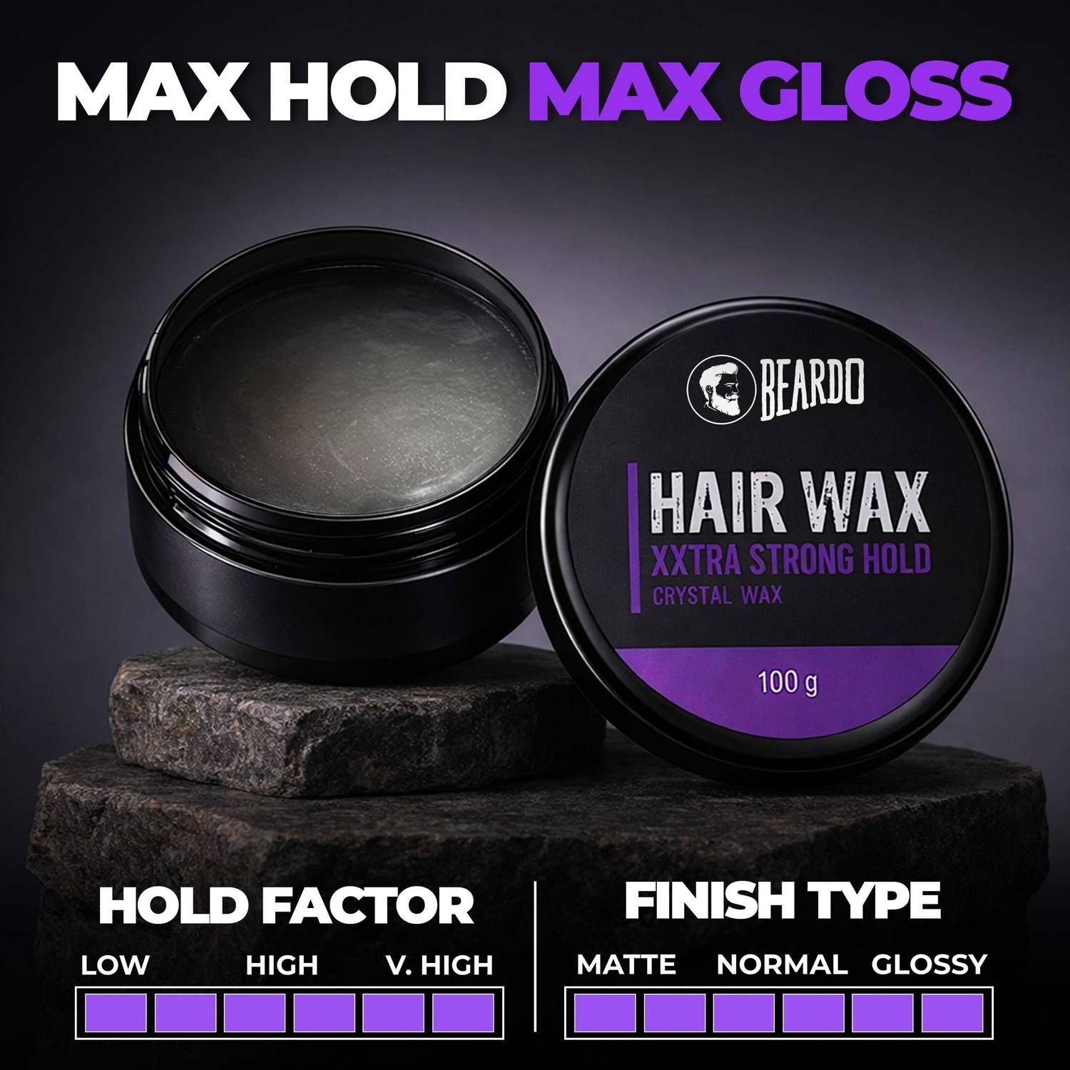 BEARDO XXtra Stronghold Crystal Wax for Men - Image 3