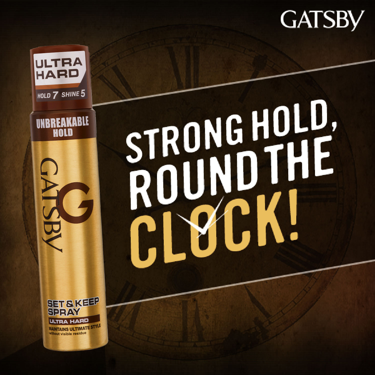 Image of GATSBY Japan Set & Keep Spray - Ultra Hard Hair Spray