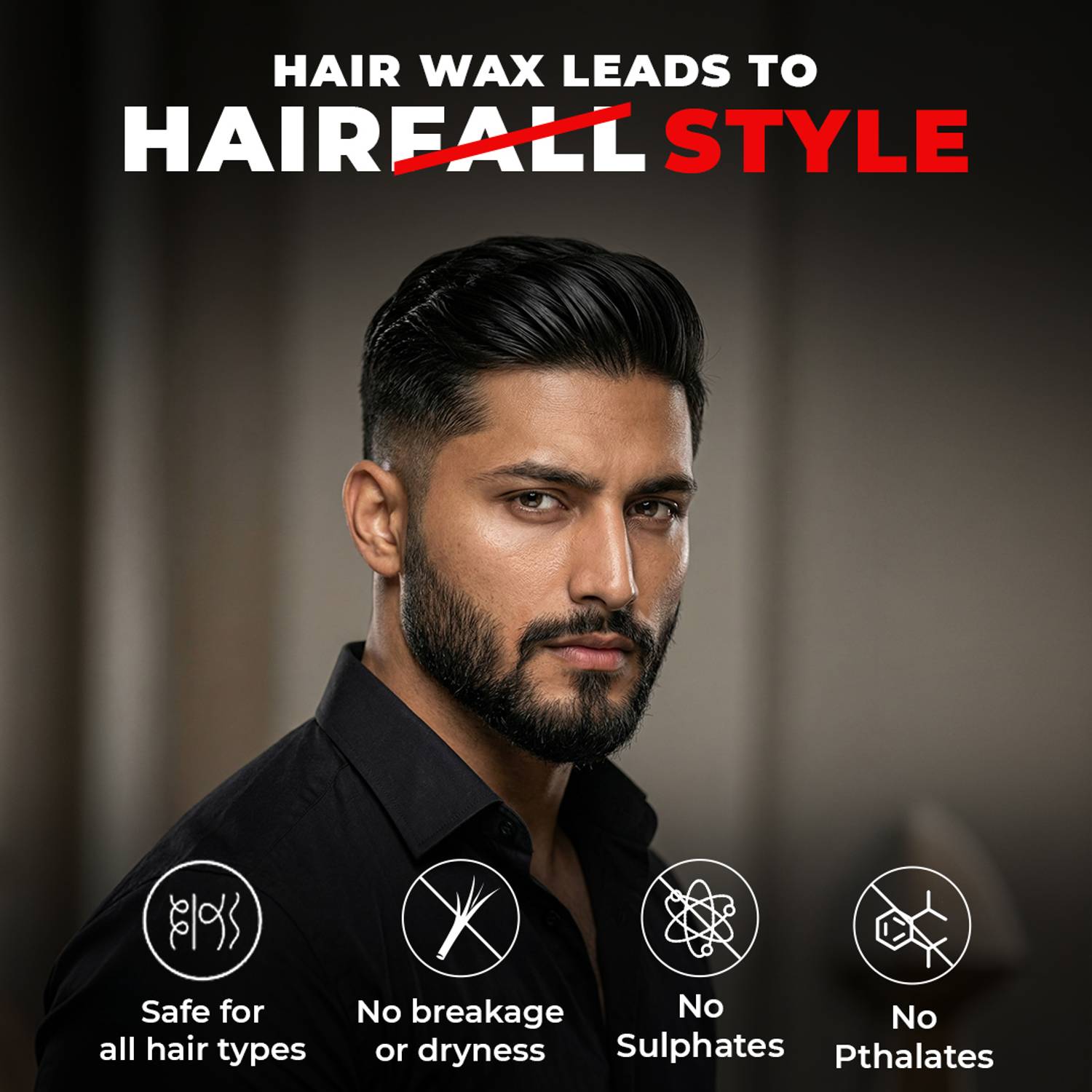 BEARDO Stronghold Hair Wax for Men - Image 4