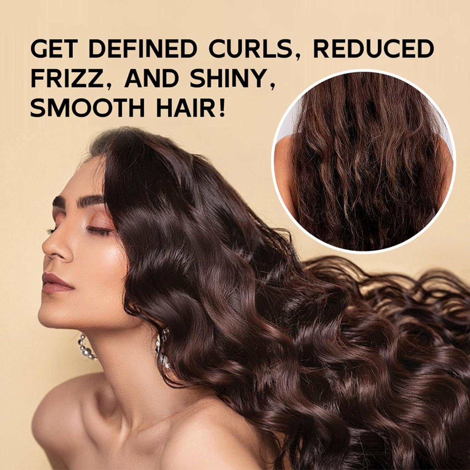 Image of Famire Miaofutong Curl Defining Cream for Enhances Wavy Hair and Curly Hair Hair Cream