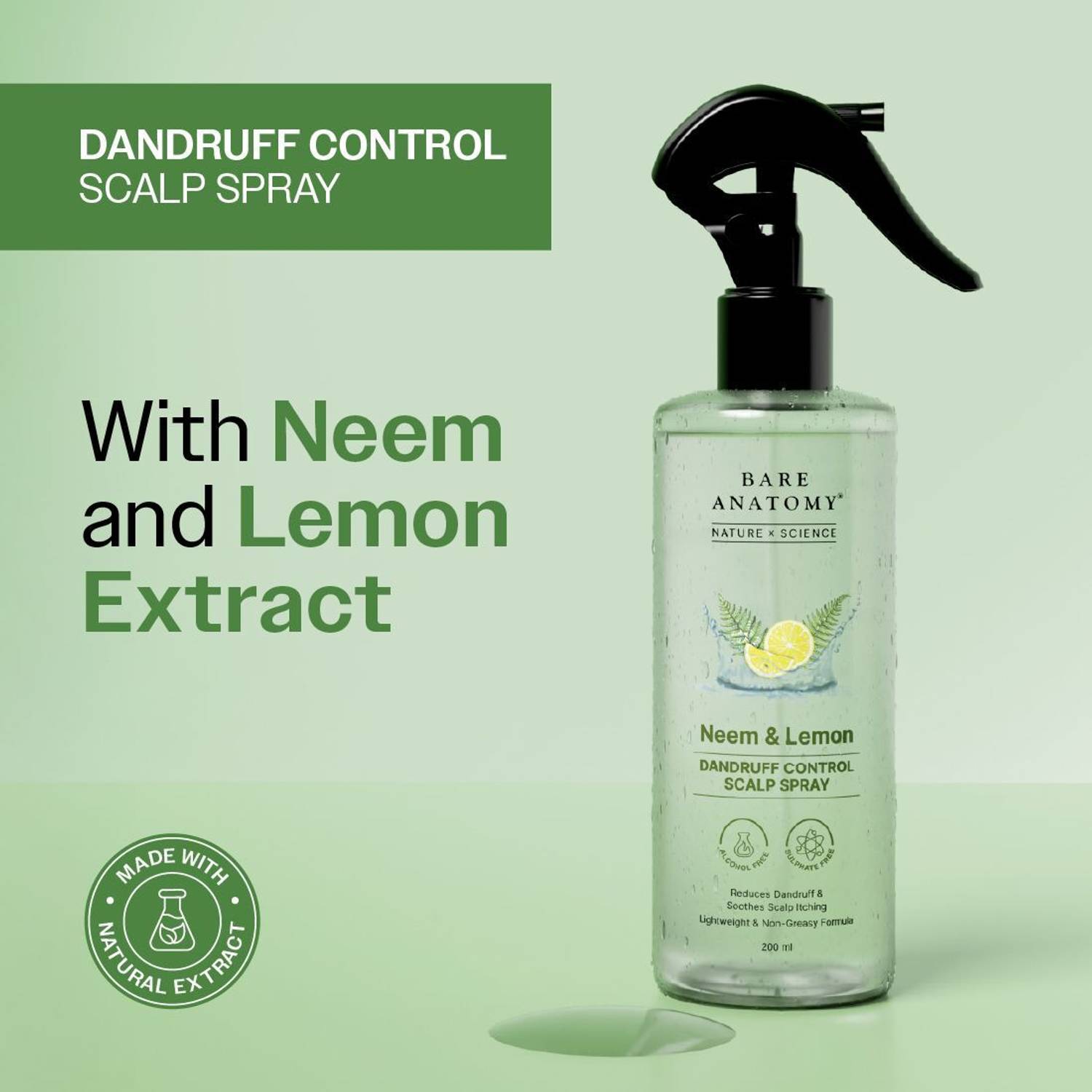 BARE Anatomy Dandruff Control Scalp Spray - Image 1