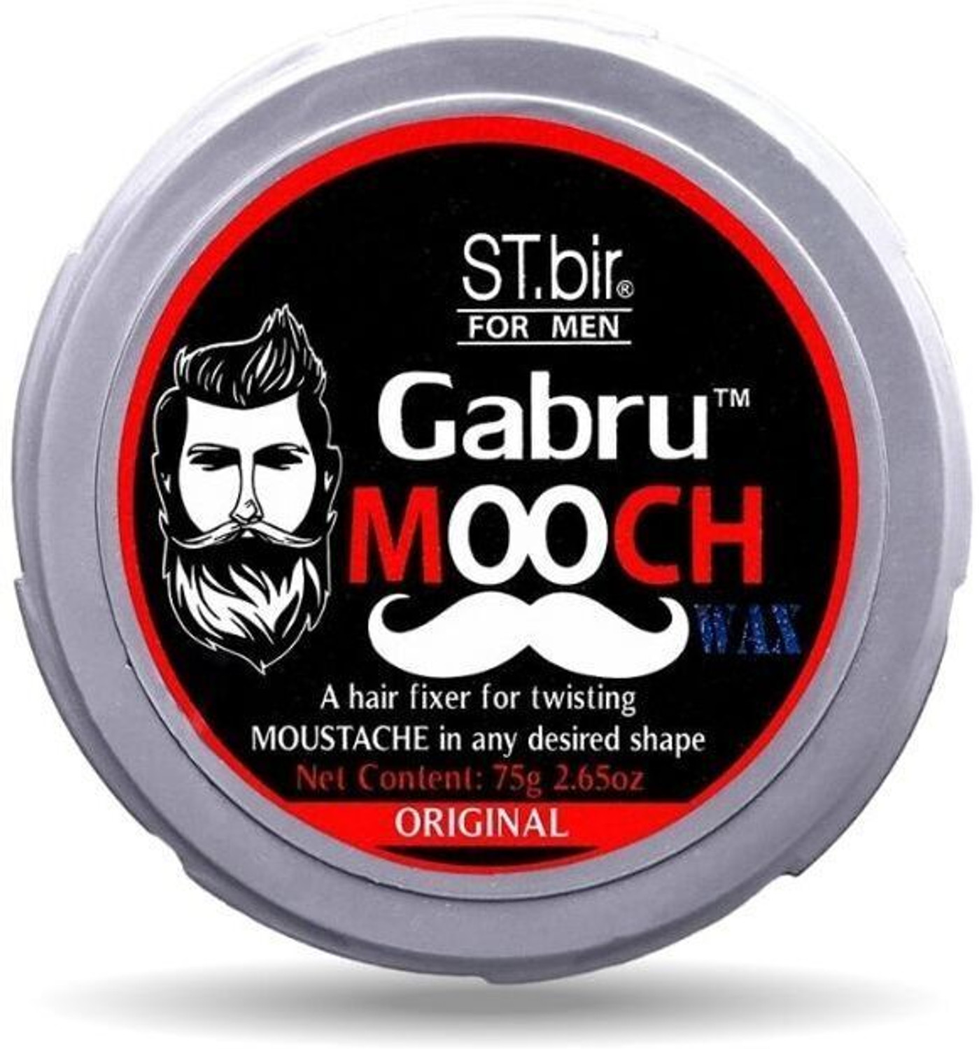 Image of GABRU Original Mooch Wax for Men Strong Hold Mooch Wax Beard Gel