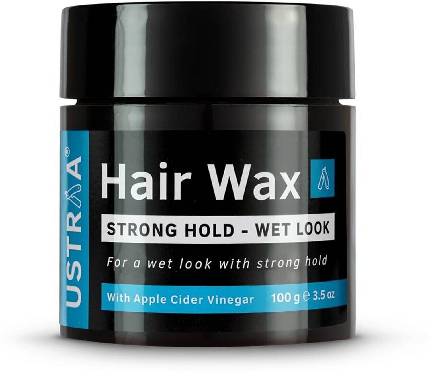 USTRAA Strong Hold Hair Wax For Men - Wet Look Non-greasy wax