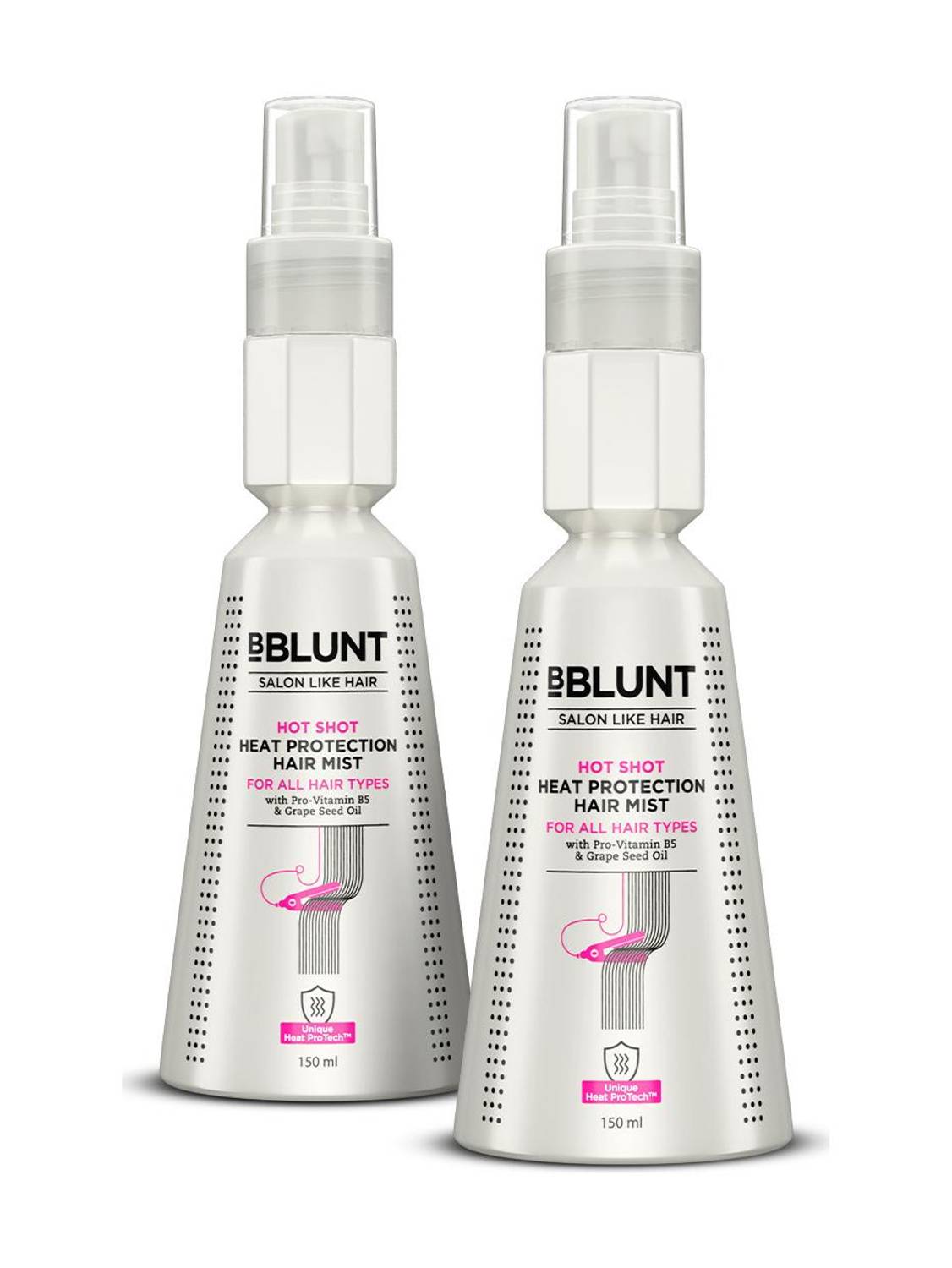 BBlunt Hot Shot Heat Protection Mist with Grapeseed Oil & Provitamin B5 Hair Spray