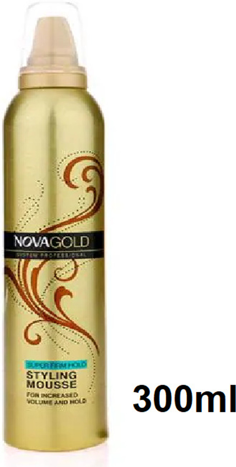 NOVA Gold System Professional Hair Mousse Hair Styler - Super Hair Foam